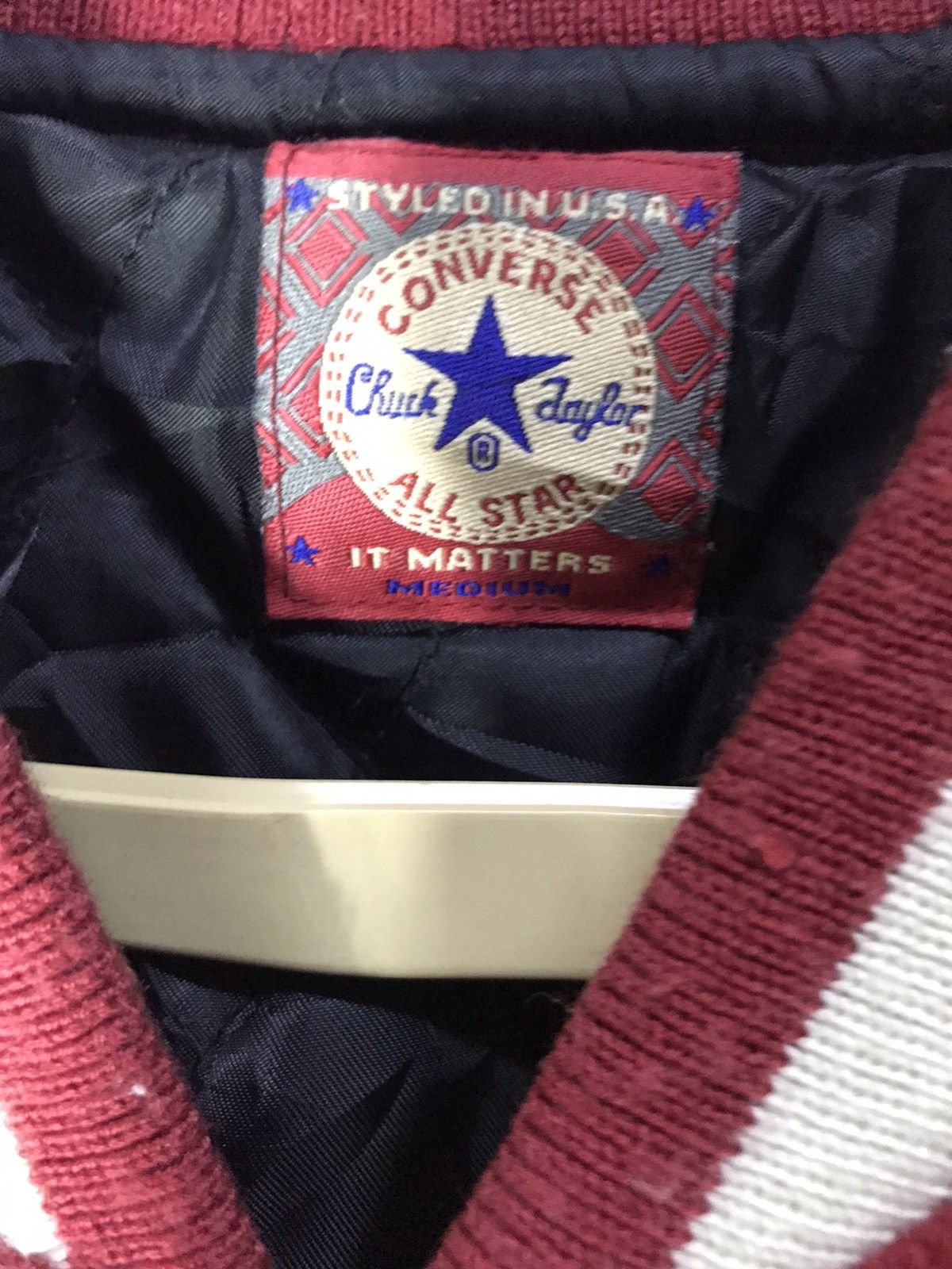 Converse 🔥BEST OFFER 🔥Vintage Converse varsity jacket Size US M / EU 48-50 / 2 - 5 Thumbnail