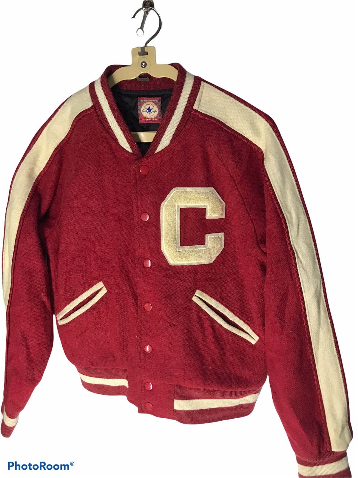 Converse 🔥BEST OFFER 🔥Vintage Converse varsity jacket Size US M / EU 48-50 / 2 - 3 Thumbnail