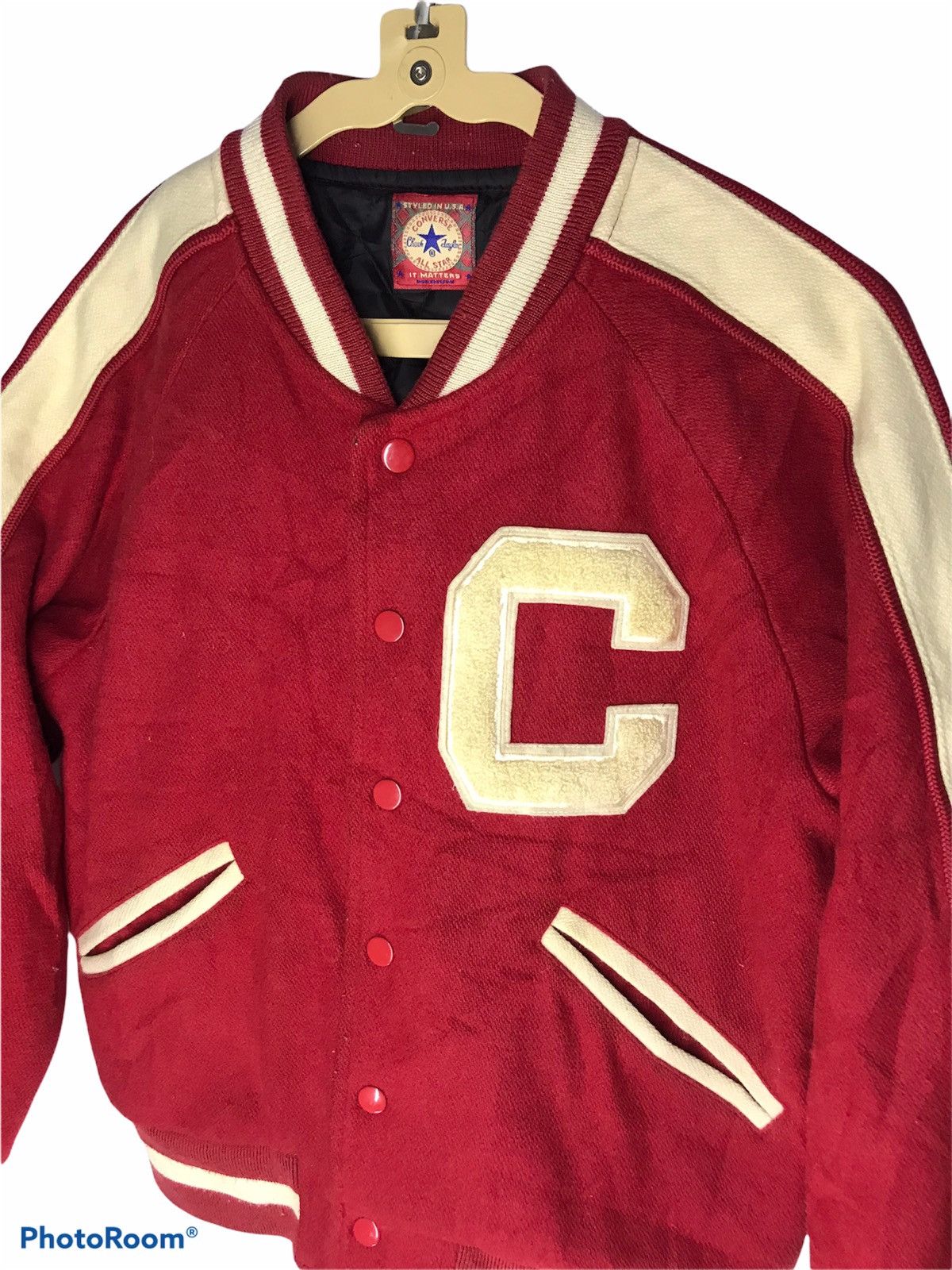 Converse 🔥BEST OFFER 🔥Vintage Converse varsity jacket Size US M / EU 48-50 / 2 - 4 Thumbnail
