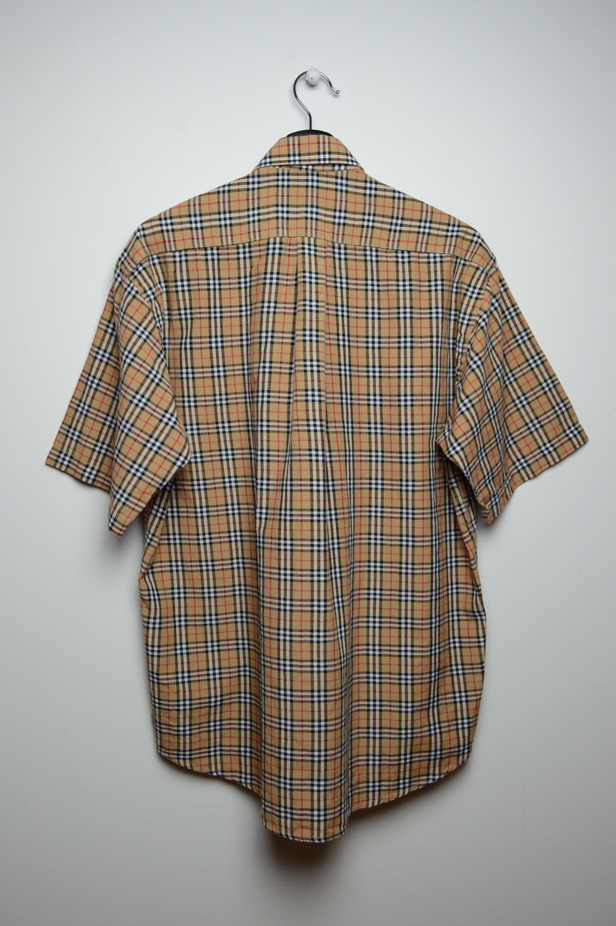 Burberry burberry camel shirt vintage nova checkered shirt Size US L / EU 52-54 / 3 - 8 Thumbnail