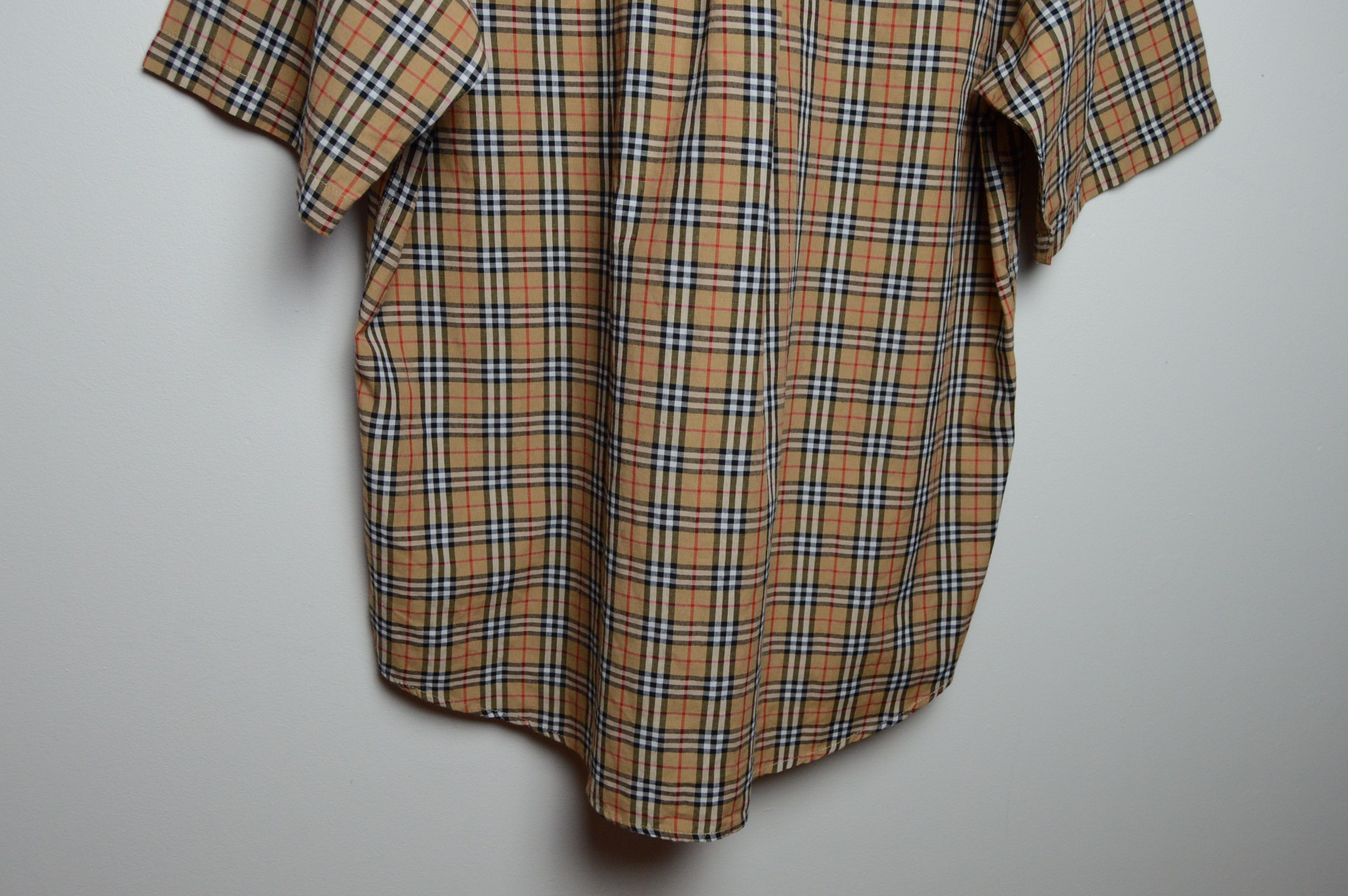 Burberry burberry camel shirt vintage nova checkered shirt Size US L / EU 52-54 / 3 - 7 Thumbnail