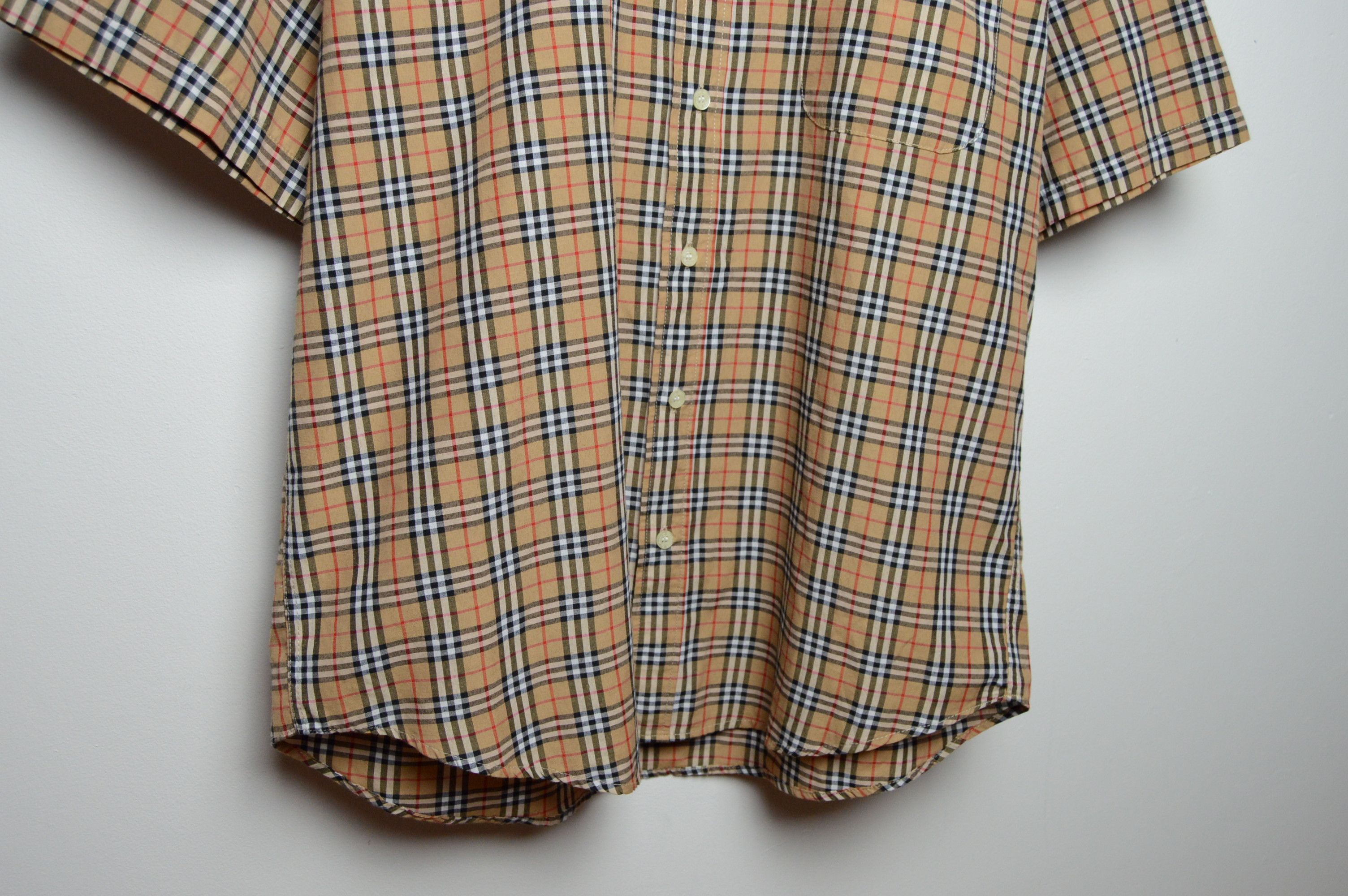 Burberry burberry camel shirt vintage nova checkered shirt Size US L / EU 52-54 / 3 - 3 Thumbnail