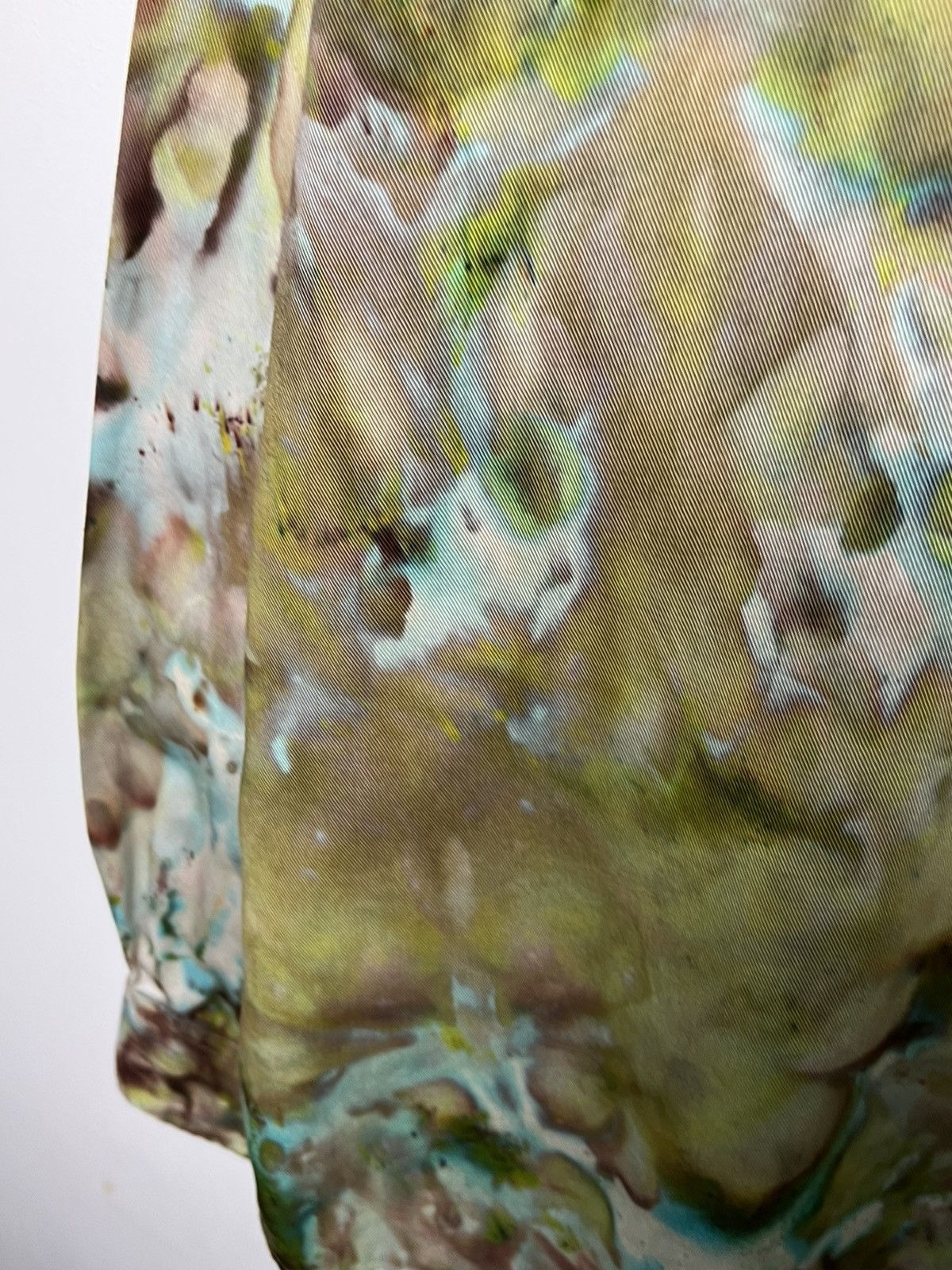 Yves Saint Laurent Yves Saint Laurent tie dye camo mold solid shirt Size US L / EU 52-54 / 3 - 6 Thumbnail