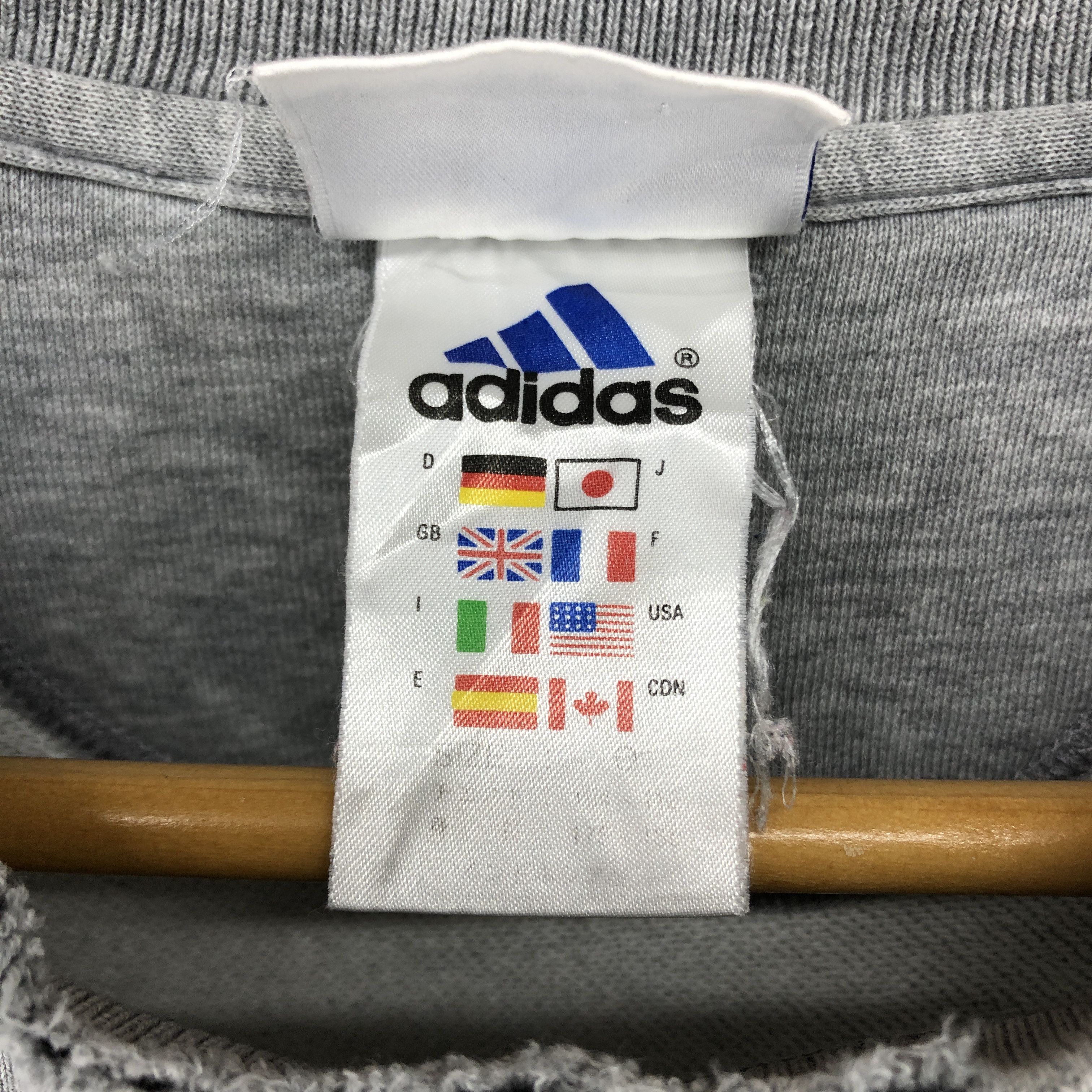 Adidas Y2K Vintage ADIDAS ATHLETIC CLUB Sweatshirt #0399/Q Size US L / EU 52-54 / 3 - 10 Thumbnail