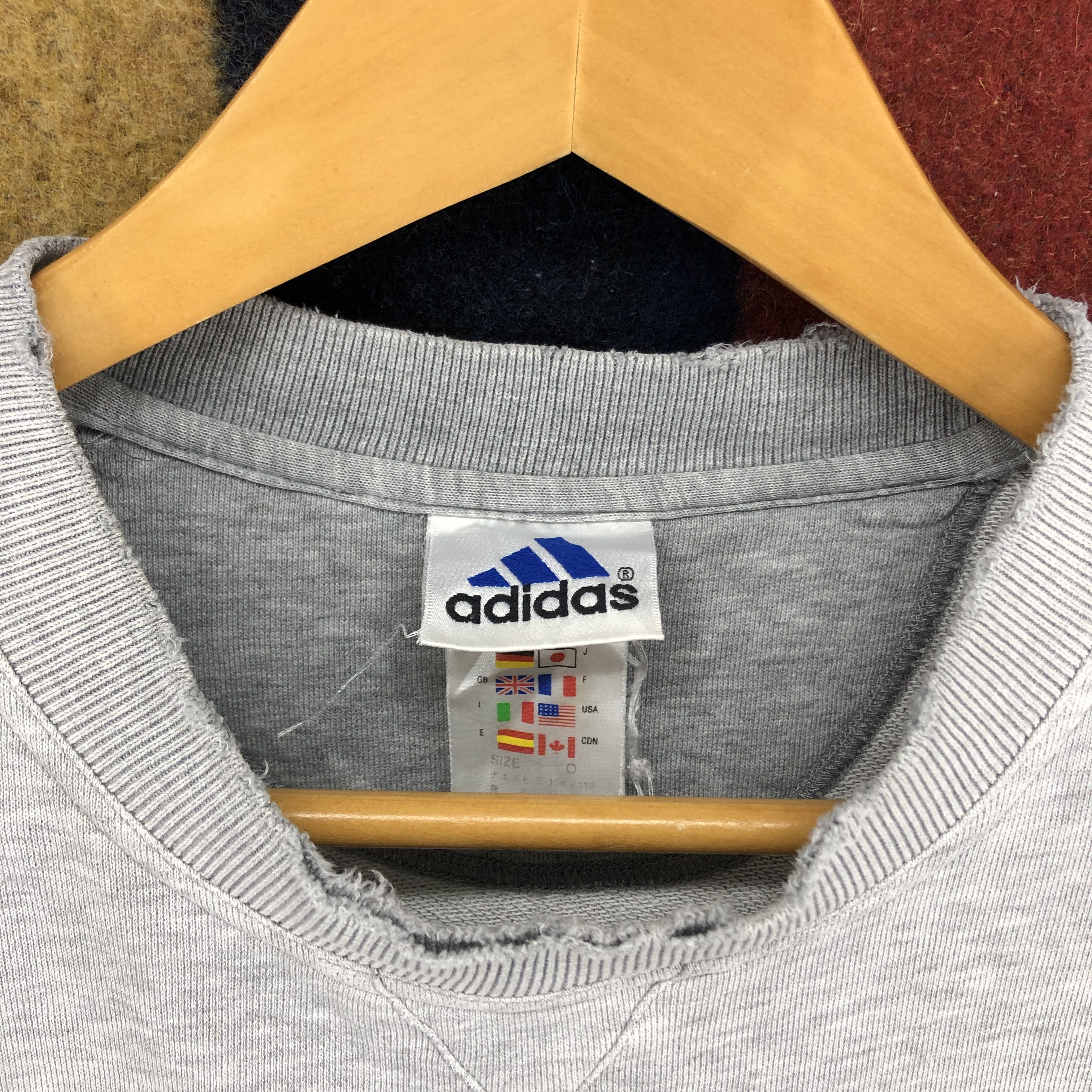 Adidas Y2K Vintage ADIDAS ATHLETIC CLUB Sweatshirt #0399/Q Size US L / EU 52-54 / 3 - 9 Thumbnail