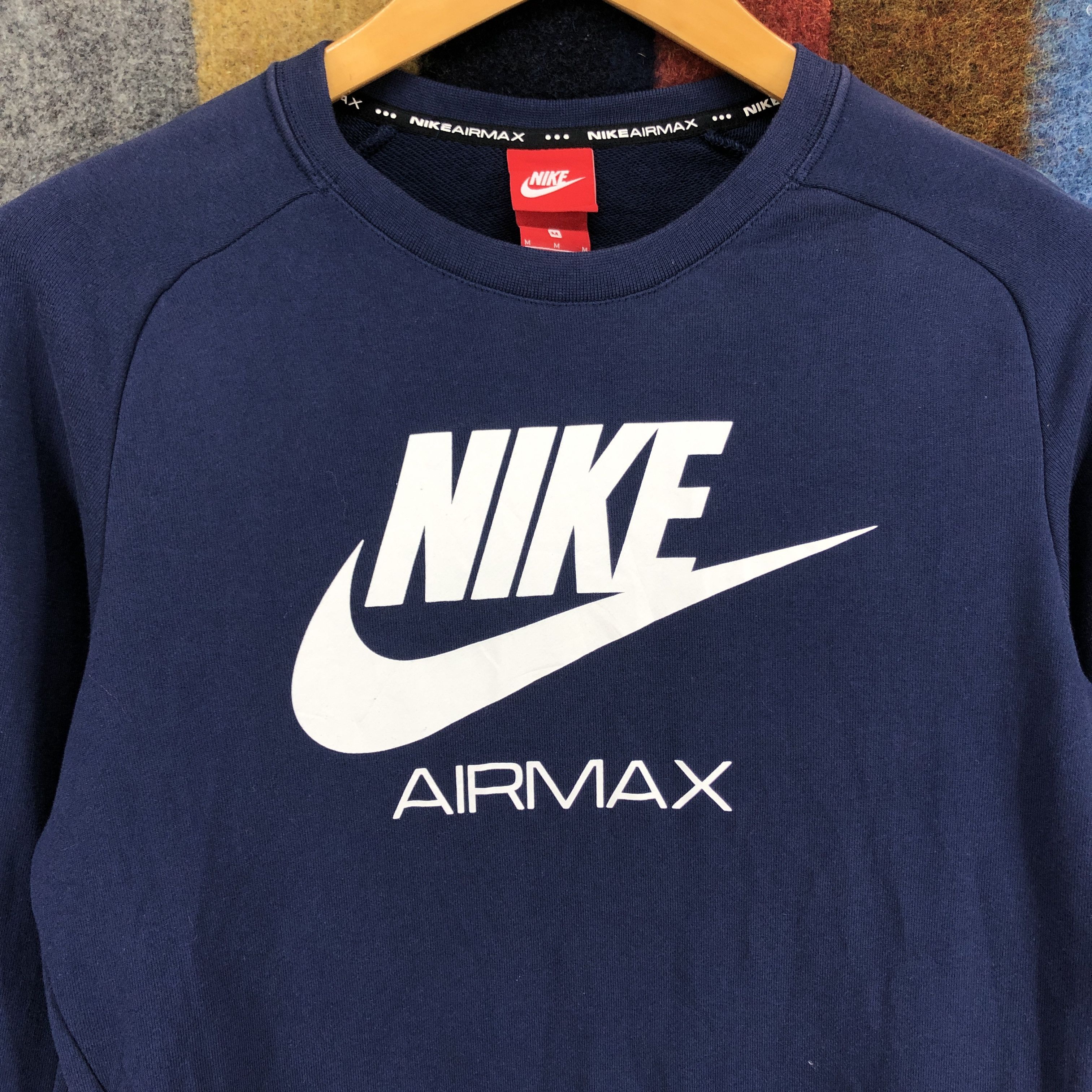 Nike NIKE AIR MAX Sweatshirt Big Swoosh #0265/L Size US S / EU 44-46 / 1 - 2 Thumbnail