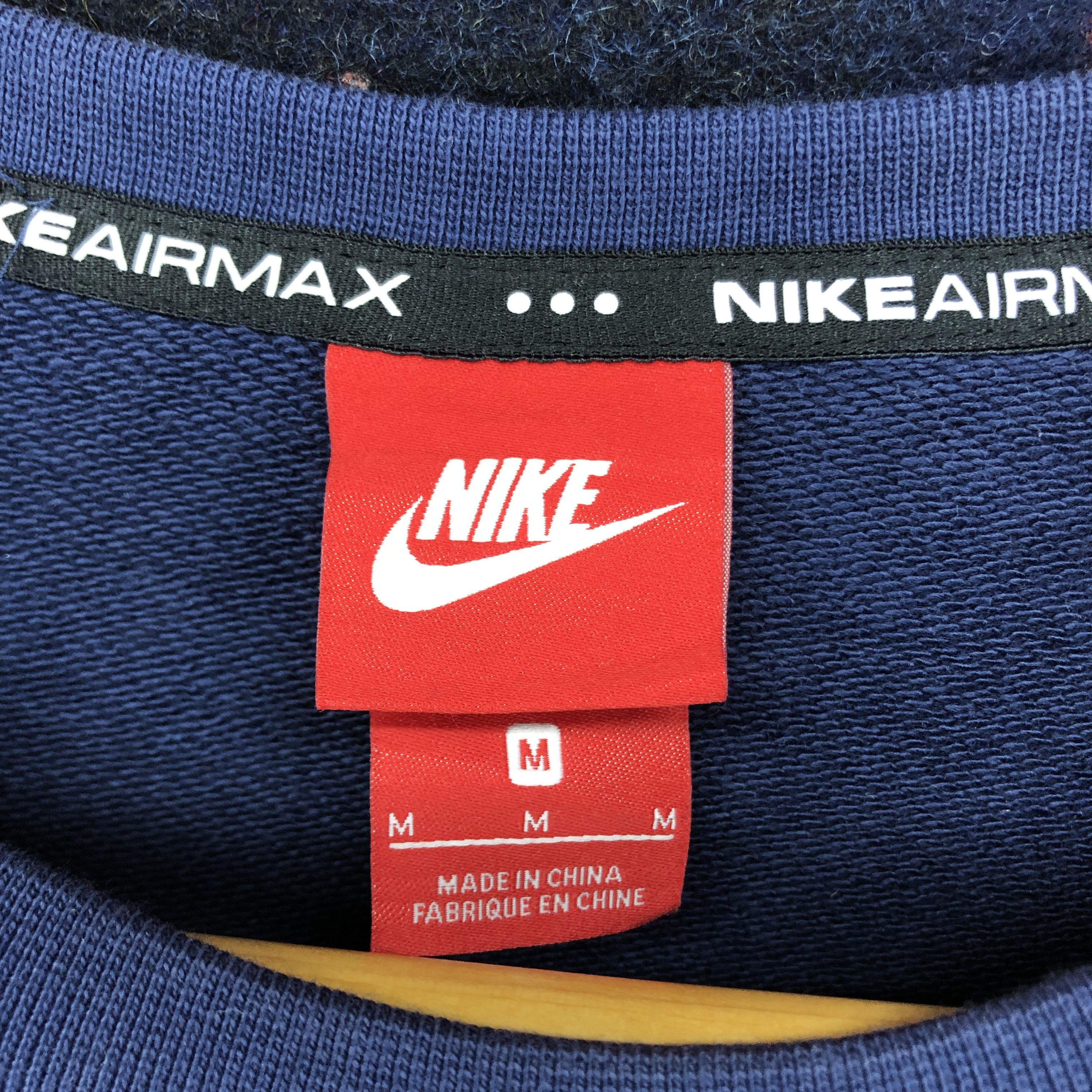 Nike NIKE AIR MAX Sweatshirt Big Swoosh #0265/L Size US S / EU 44-46 / 1 - 6 Thumbnail