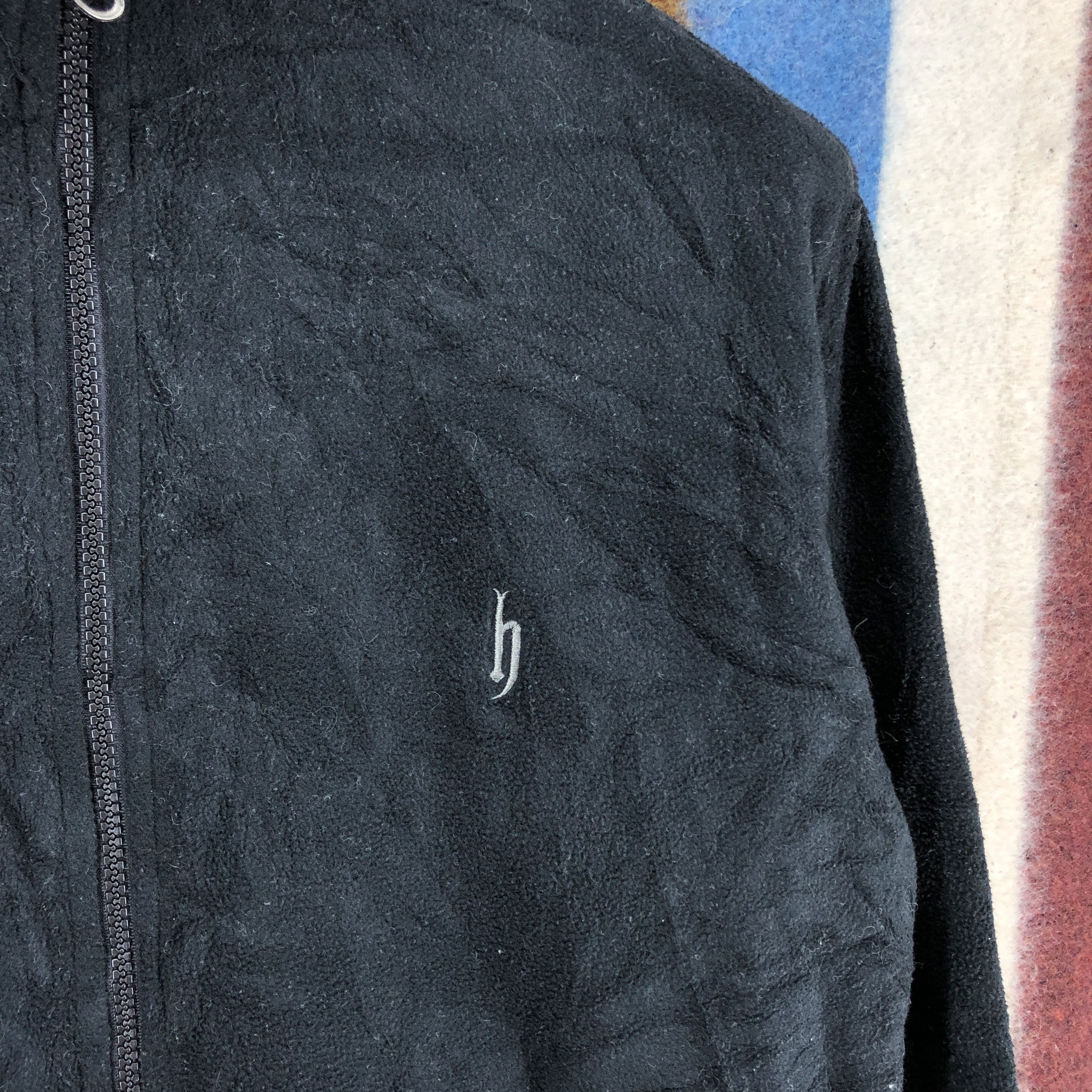 Japanese Brand DJ HONDA Turtle Neck Zipper Fleece / Jacket #2791-101 Size US M / EU 48-50 / 2 - 3 Thumbnail