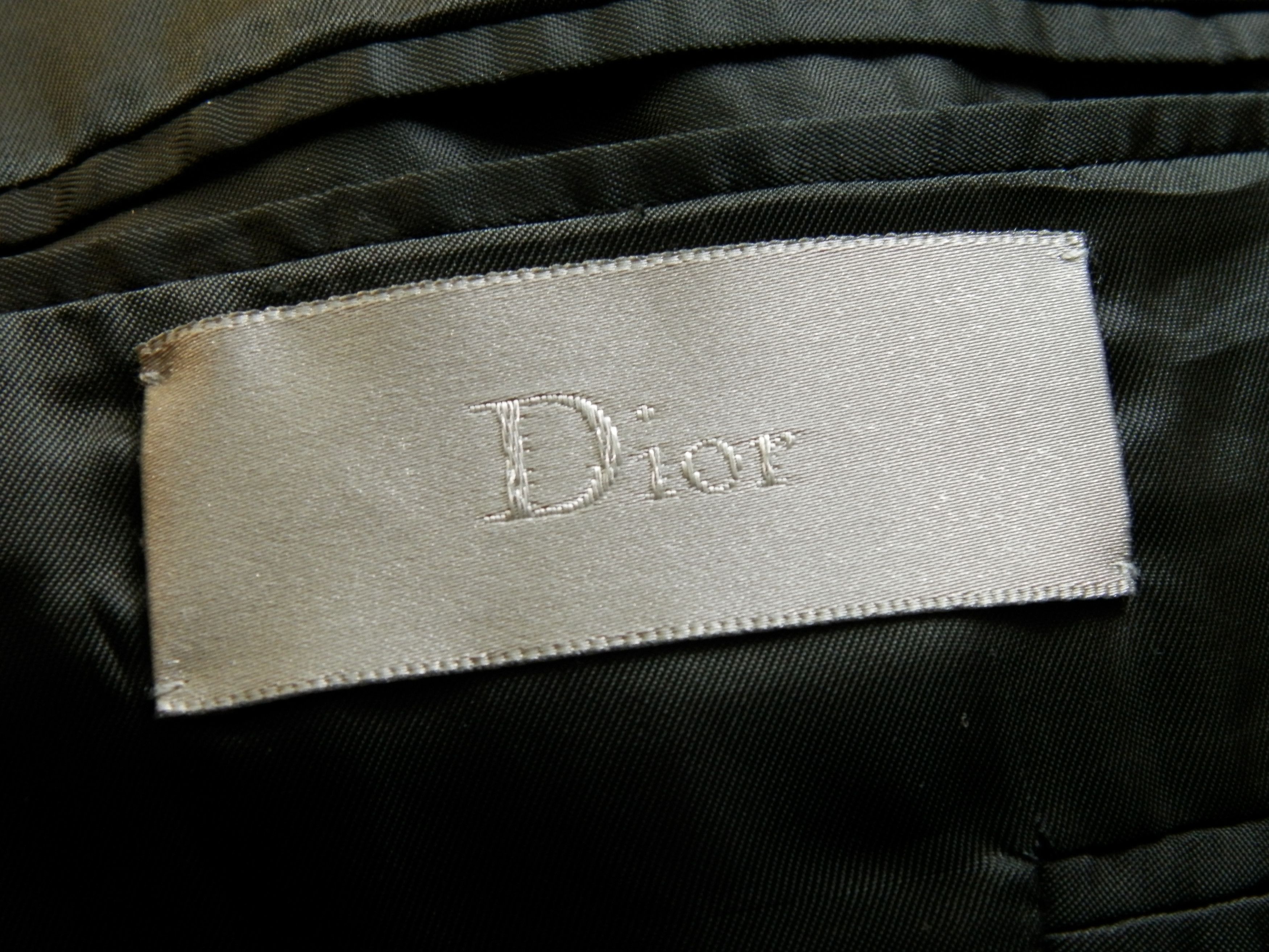 Dior × Hedi Slimane Dior cotton single breasted blazer Size 34R - 3 Thumbnail