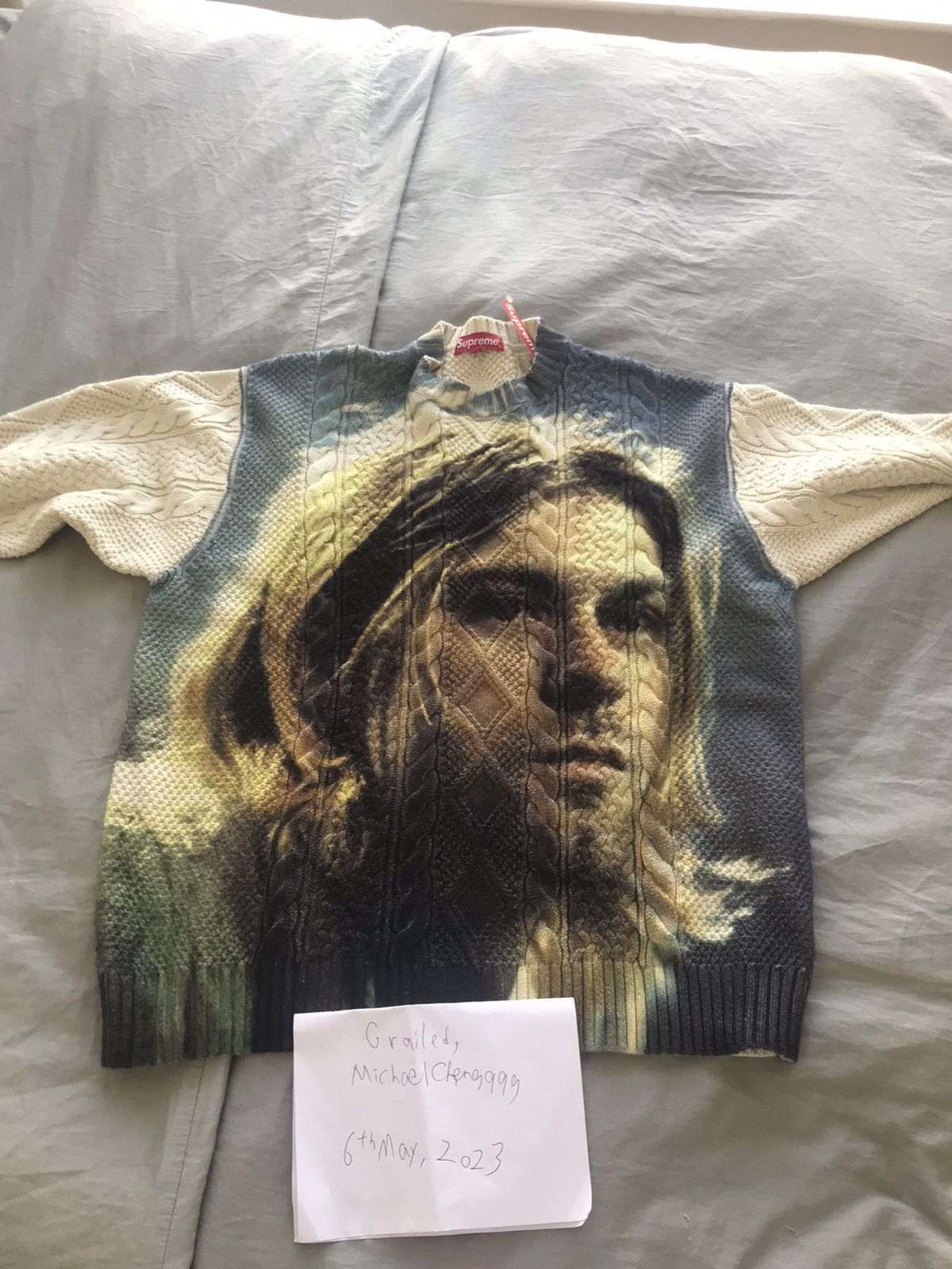 Supreme Kurt Cobain Sweater White-