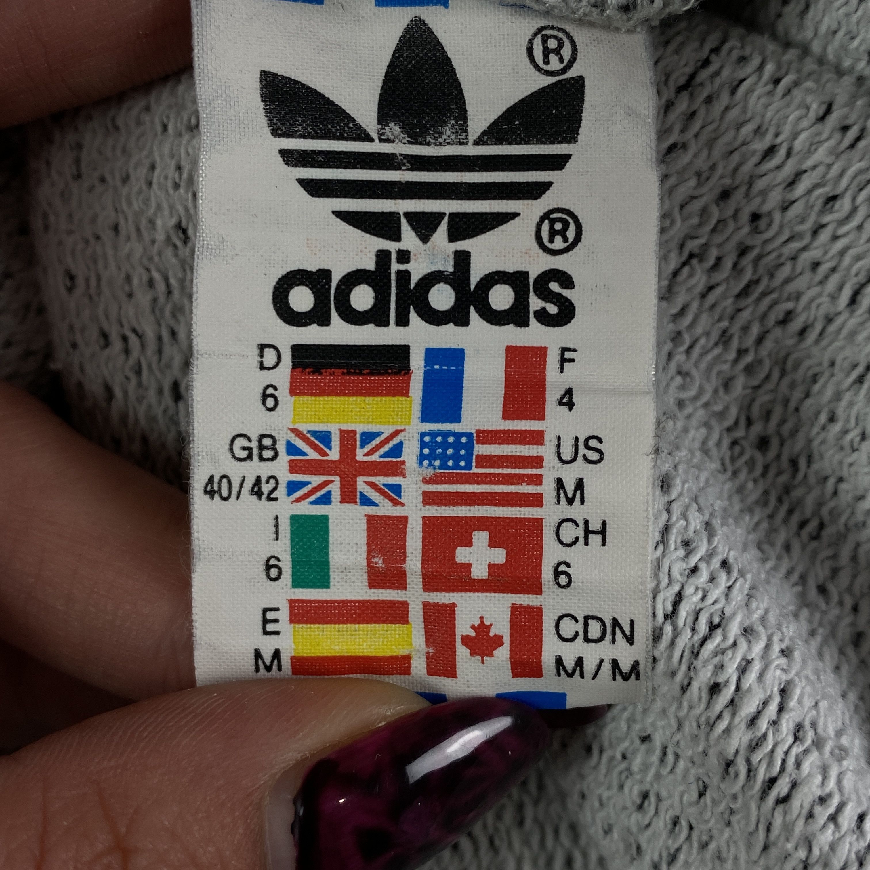Adidas × Vintage Men’s Sweatshirt Rugby Adidas Vintage Size M Size US M / EU 48-50 / 2 - 5 Thumbnail