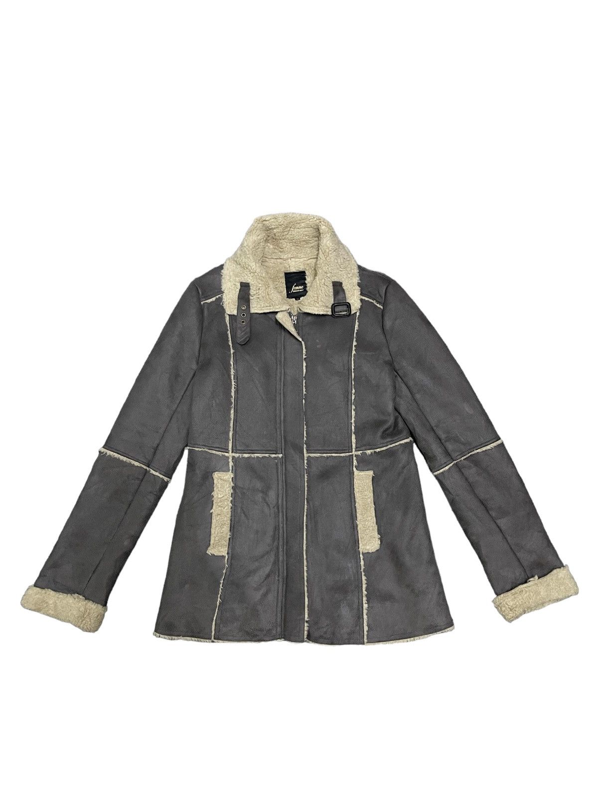 Vintage Japanese Femme Tornado Mart Sherpa Lined Jacket