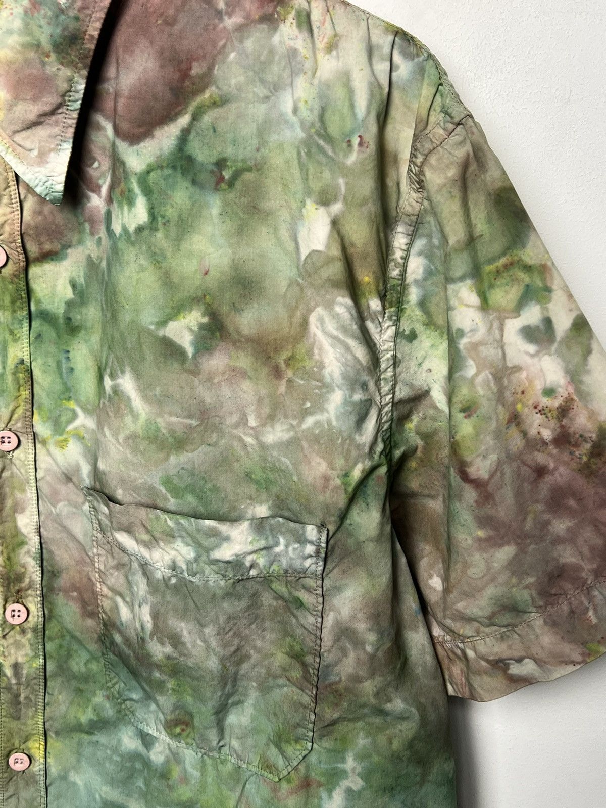 Stone Island stone island y2k camo shirt 1/1 tie dye shirt L-Xl Size US L / EU 52-54 / 3 - 3 Thumbnail