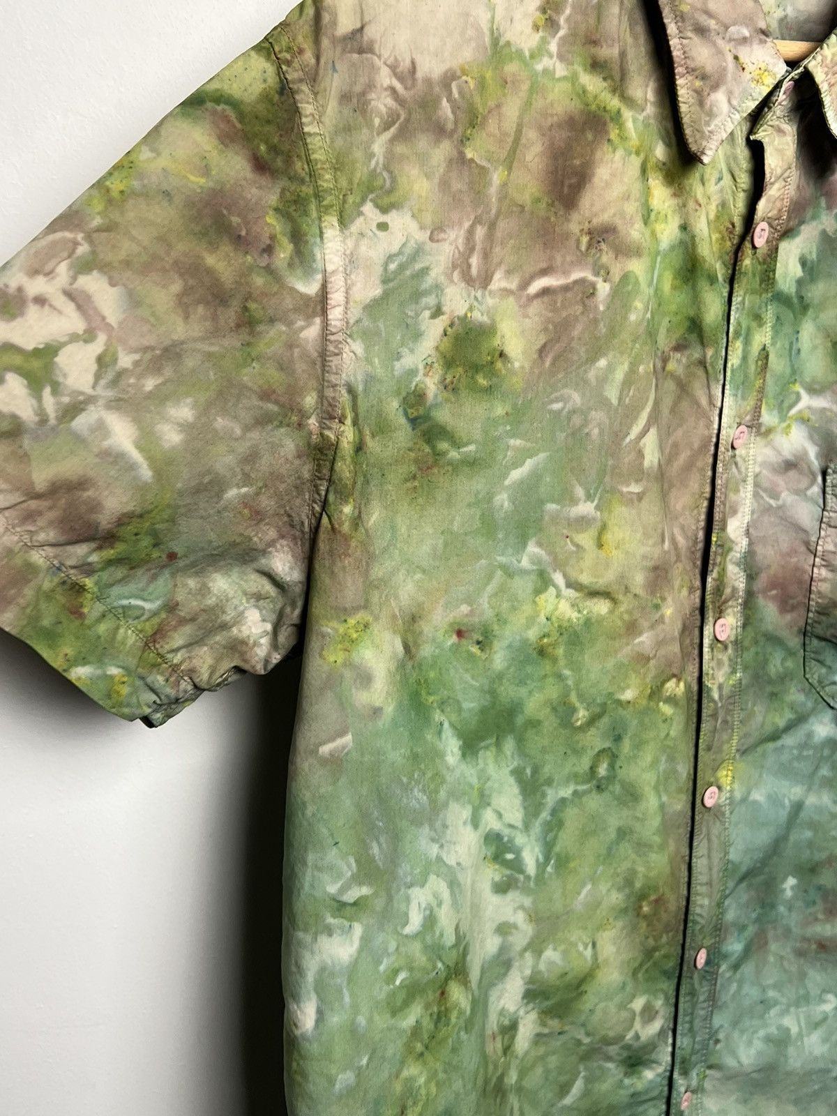 Stone Island stone island y2k camo shirt 1/1 tie dye shirt L-Xl Size US L / EU 52-54 / 3 - 8 Thumbnail