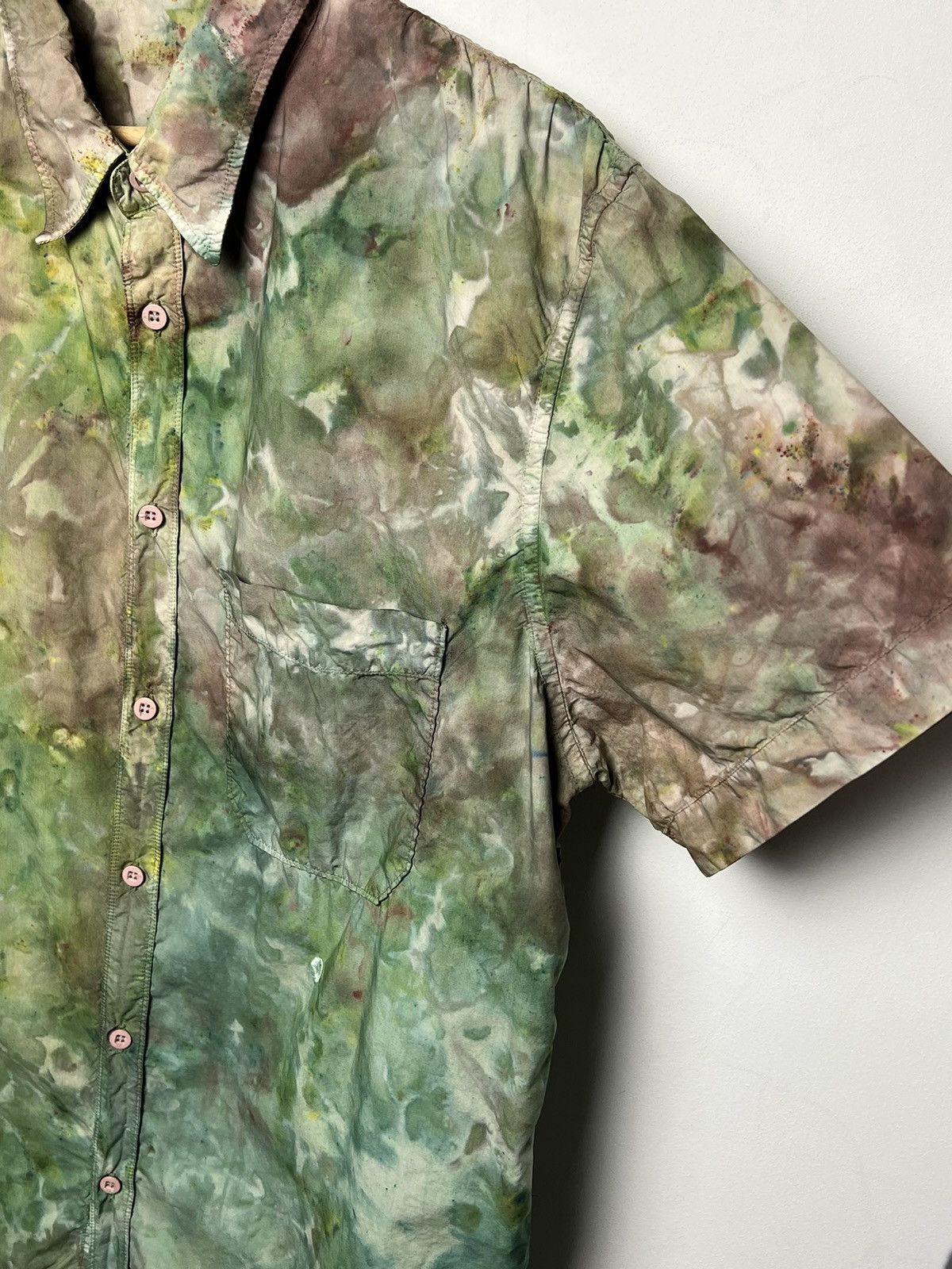 Stone Island stone island y2k camo shirt 1/1 tie dye shirt L-Xl Size US L / EU 52-54 / 3 - 7 Thumbnail