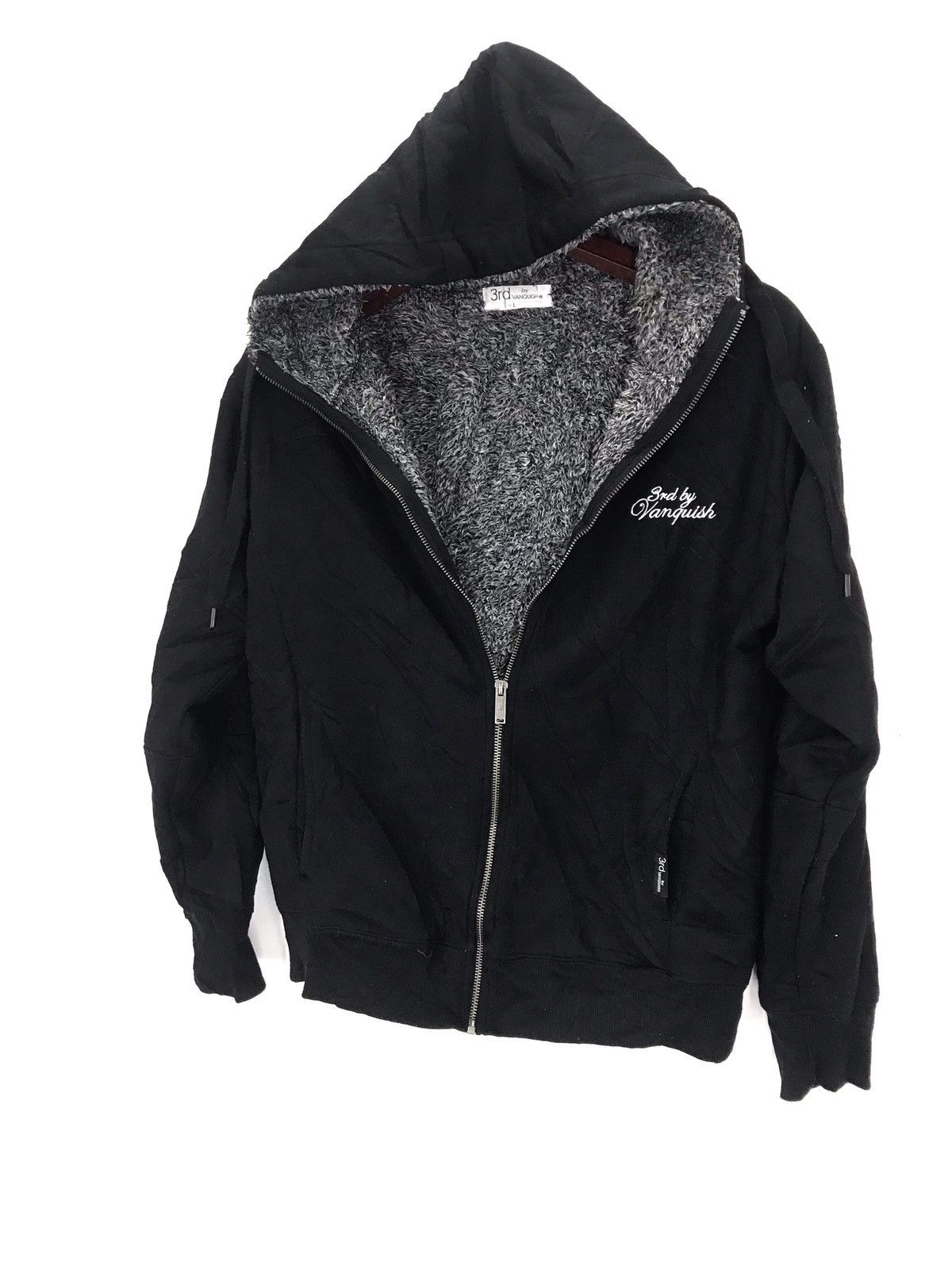 Vanquish 3rd by Vanquish sherpa hoodie zipper sweater jacket Size US L / EU 52-54 / 3 - 1 Thumbnail