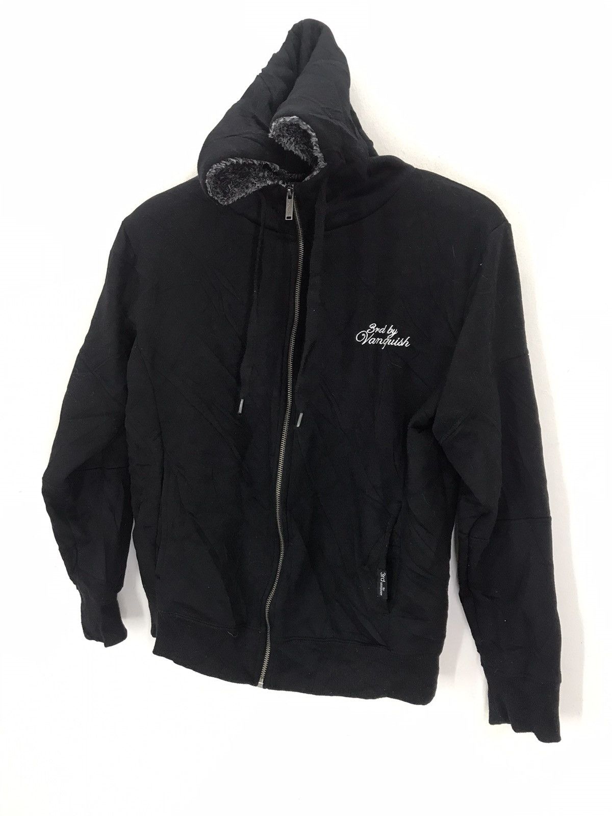 Vanquish 3rd by Vanquish sherpa hoodie zipper sweater jacket Size US L / EU 52-54 / 3 - 2 Thumbnail