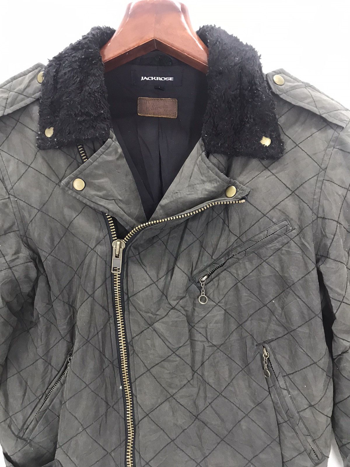 JACKROSE × Seditionaries Jack rose double collar quilted fur neck punk jacket biker Size US M / EU 48-50 / 2 - 2 Thumbnail