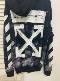 Off white galaxy hoodie on sale price