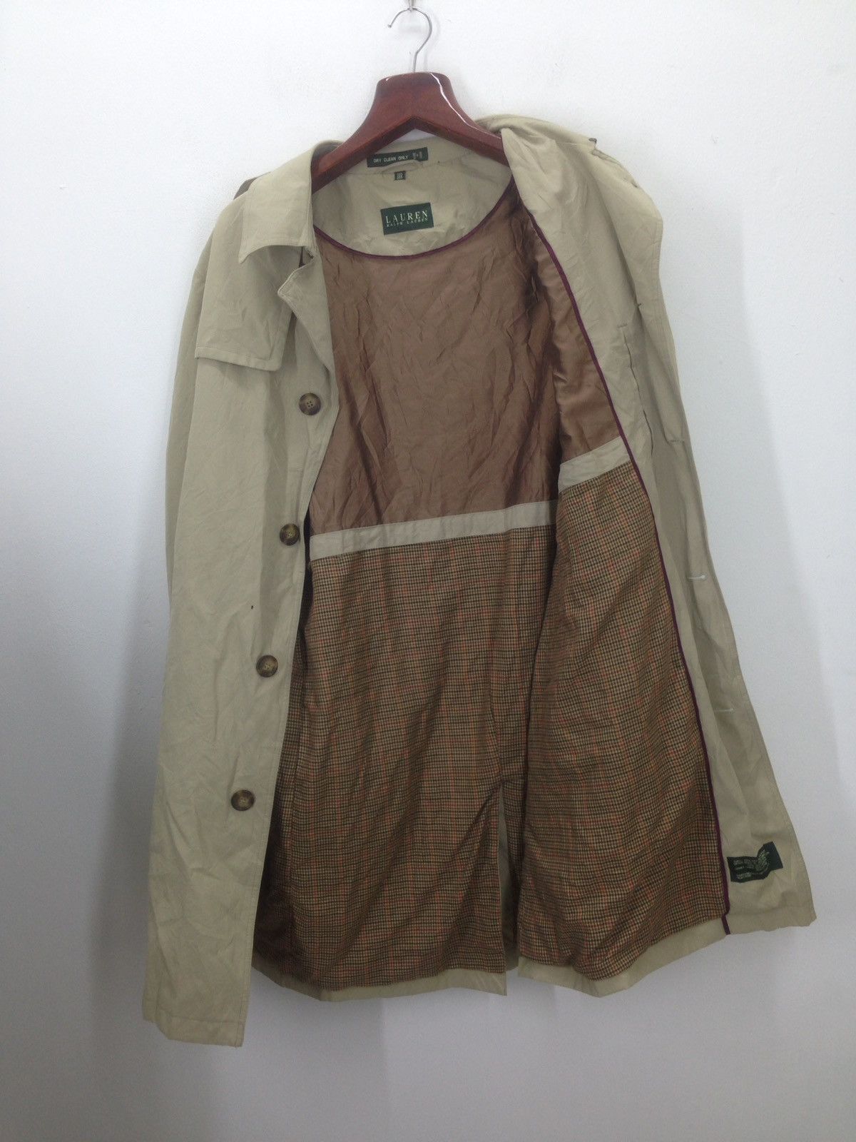 Vintage Ralph Lauren trench coat jacket long
