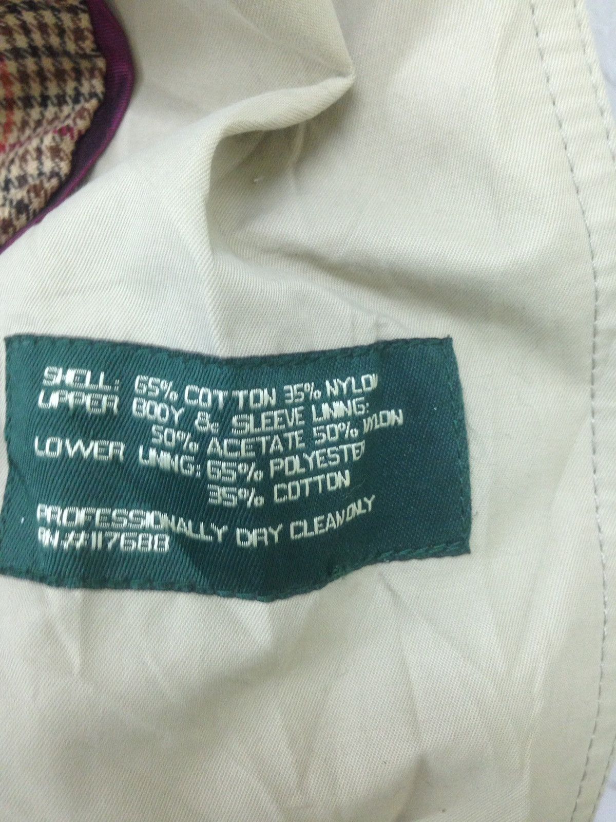 Vintage Ralph Lauren trench coat jacket long