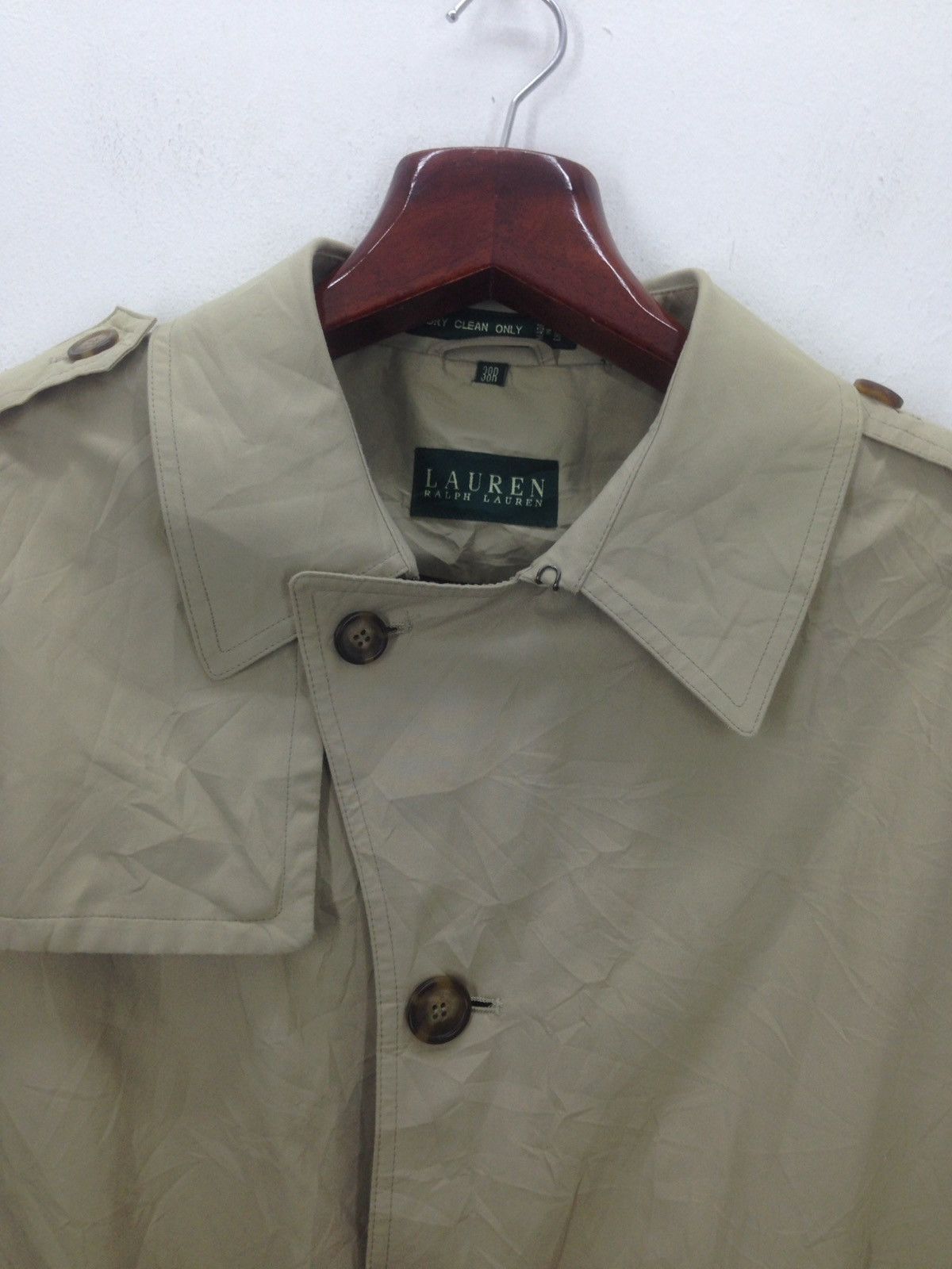 Vintage Ralph Lauren trench coat jacket long