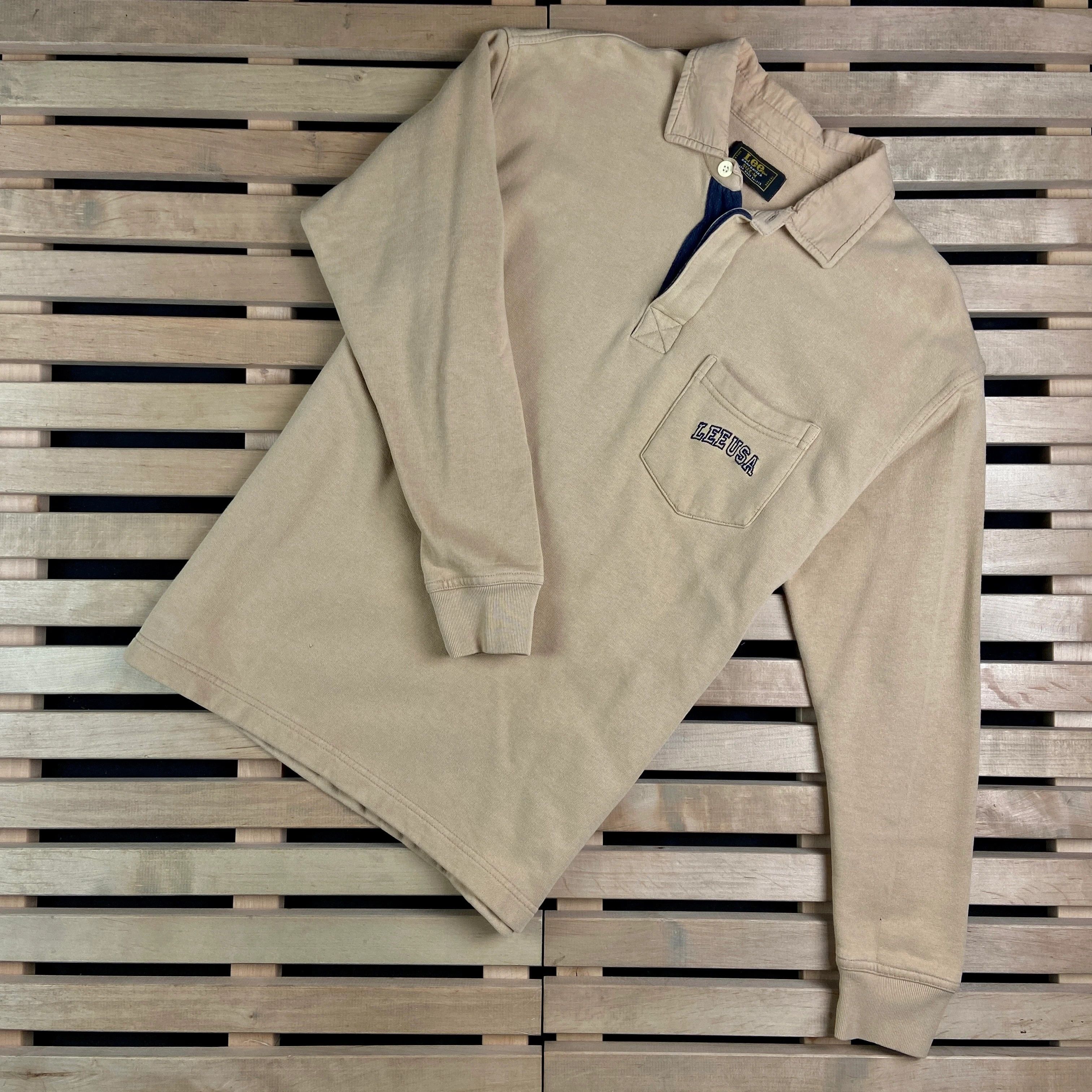Lee × Vintage Mens Rugby Sweatshirt Lee USA Vintage Size M Size US M / EU 48-50 / 2 - 1 Thumbnail
