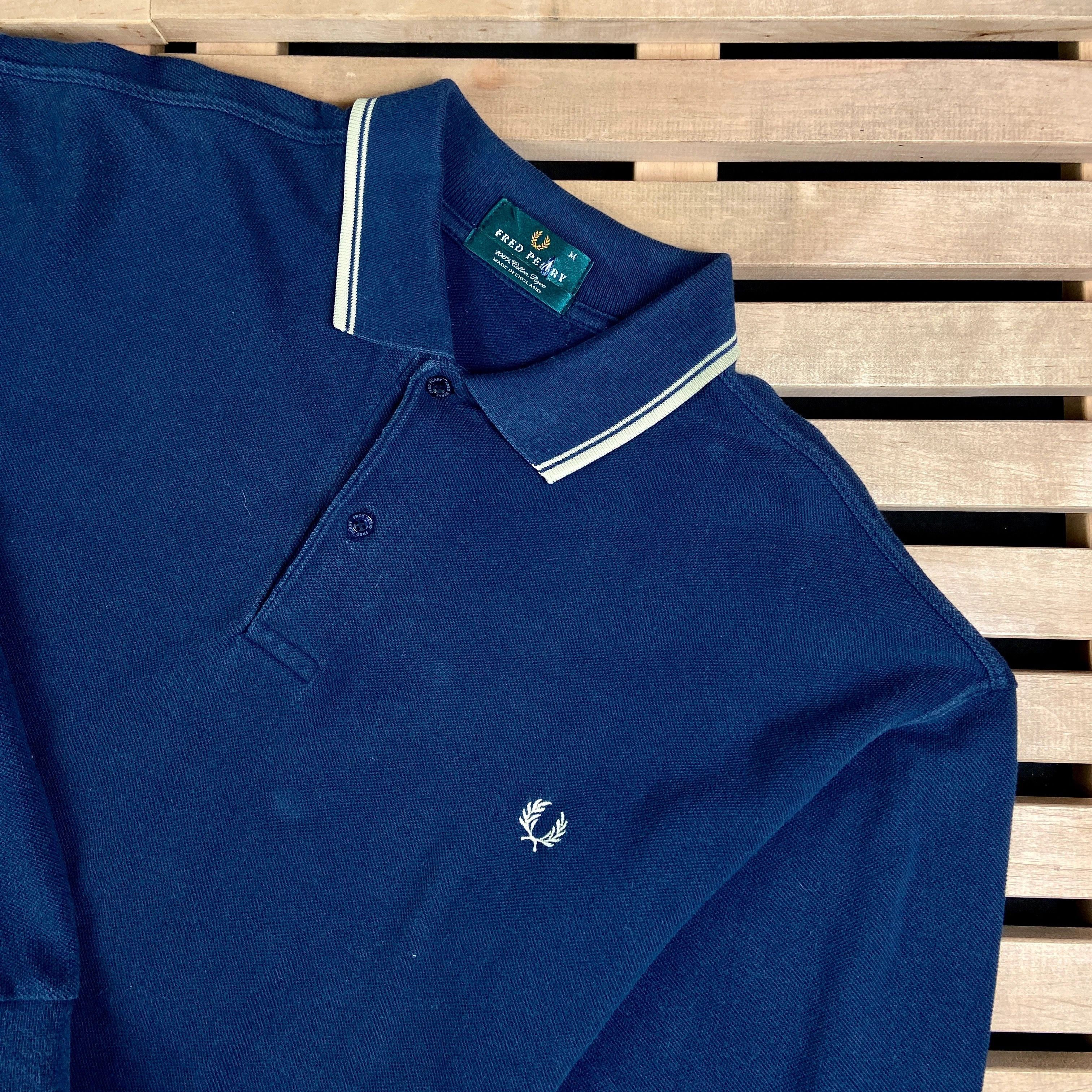 Fred Perry × Vintage Mens Polo Long Sleeve Fred Perry Vintage Size M Sweatshirt Size US M / EU 48-50 / 2 - 2 Thumbnail