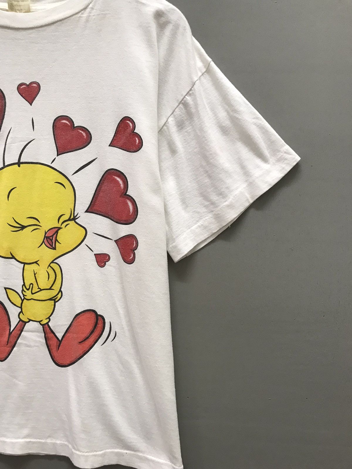 Vintage Vintage Looney Tunes Tweety Love Cartoon Tees Size US L / EU 52-54 / 3 - 3 Thumbnail