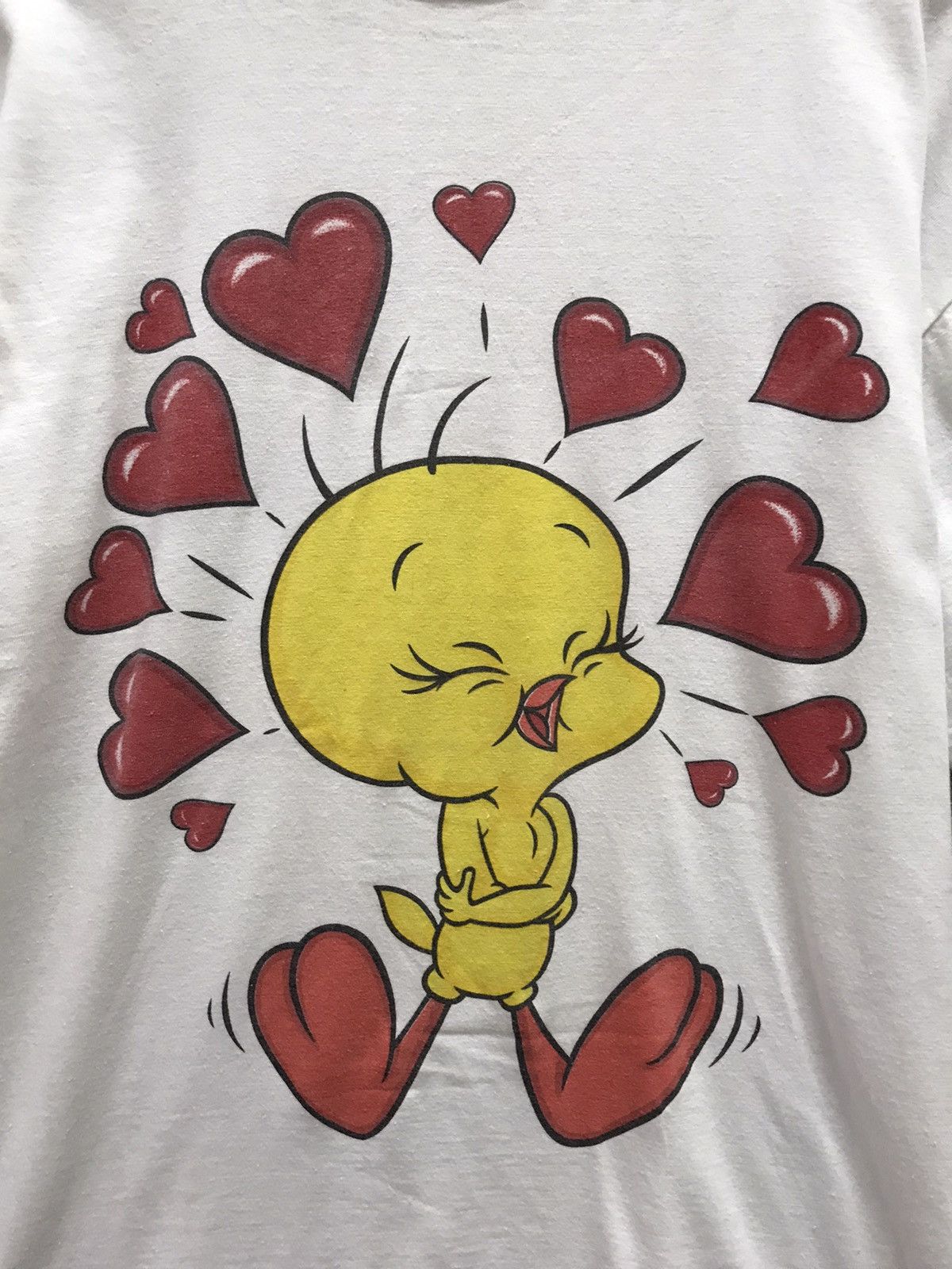 Vintage Vintage Looney Tunes Tweety Love Cartoon Tees Size US L / EU 52-54 / 3 - 4 Thumbnail