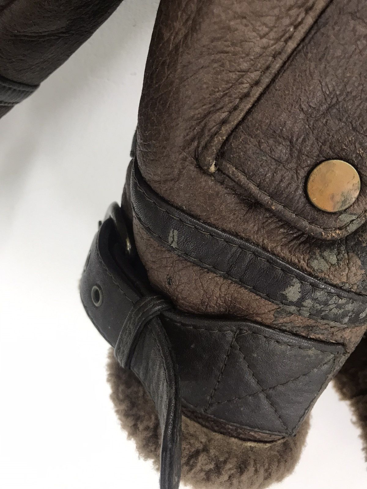Other Vtg West Coast Double Collar Lambskin fur sherpa jacket B3 Size US M / EU 48-50 / 2 - 6 Thumbnail