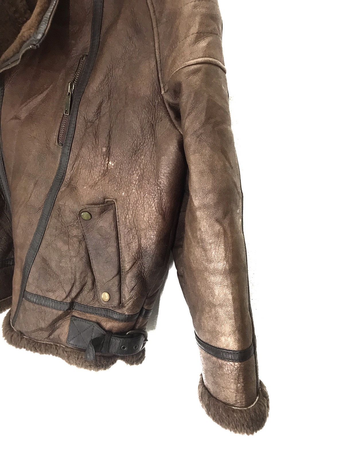 Other Vtg West Coast Double Collar Lambskin fur sherpa jacket B3 Size US M / EU 48-50 / 2 - 3 Thumbnail