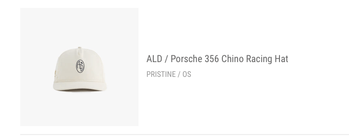 Aime Leon Dore × Porsche Design ALD / Porsche 356 Chino Racing Hat Size ONE SIZE - 4 Thumbnail