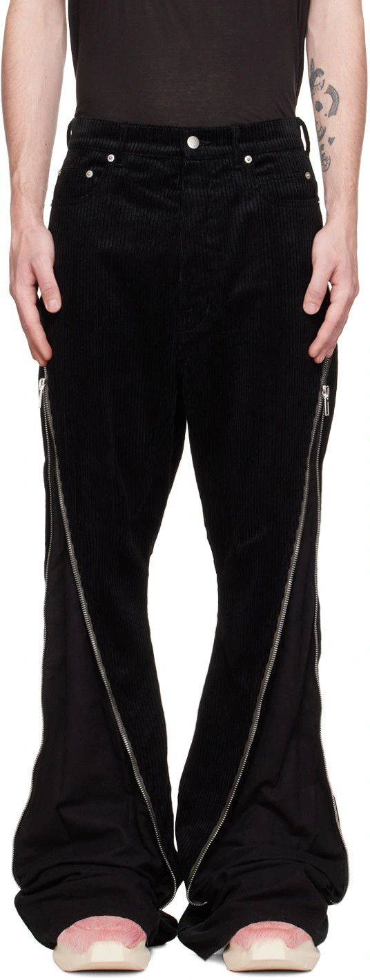 Rick Owens Rick Owens Mainline Bolan Banana Pants in Black Corduroy Grailed