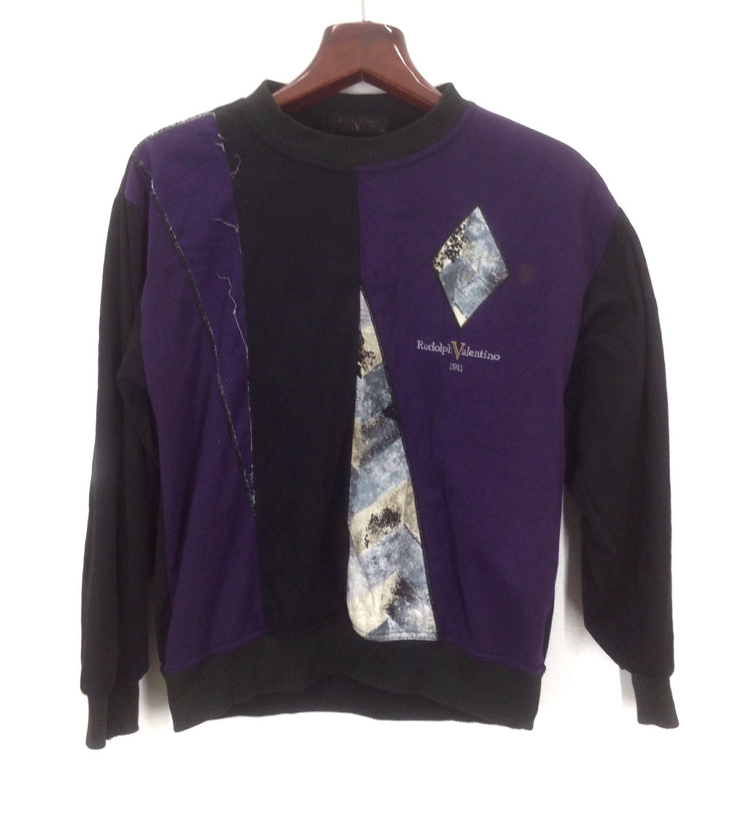 Valentino Rare Rudolf Valentino Patchwork Sweatshirts Size US M / EU 48-50 / 2 - 1 Thumbnail