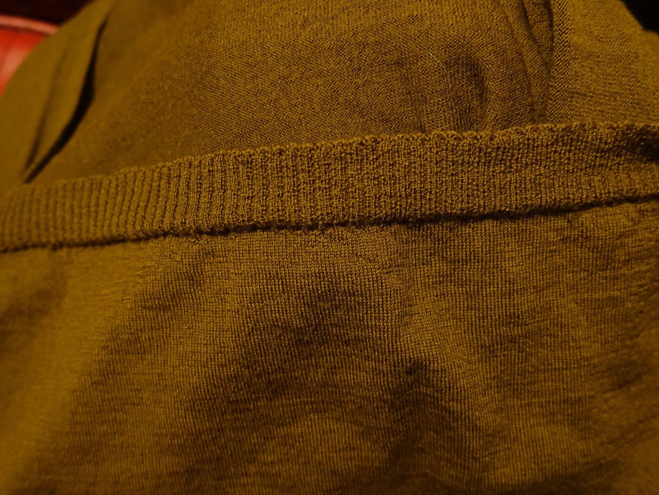 Rick Owens SPHINX MUSTARD SCARF Size ONE SIZE - 3 Thumbnail