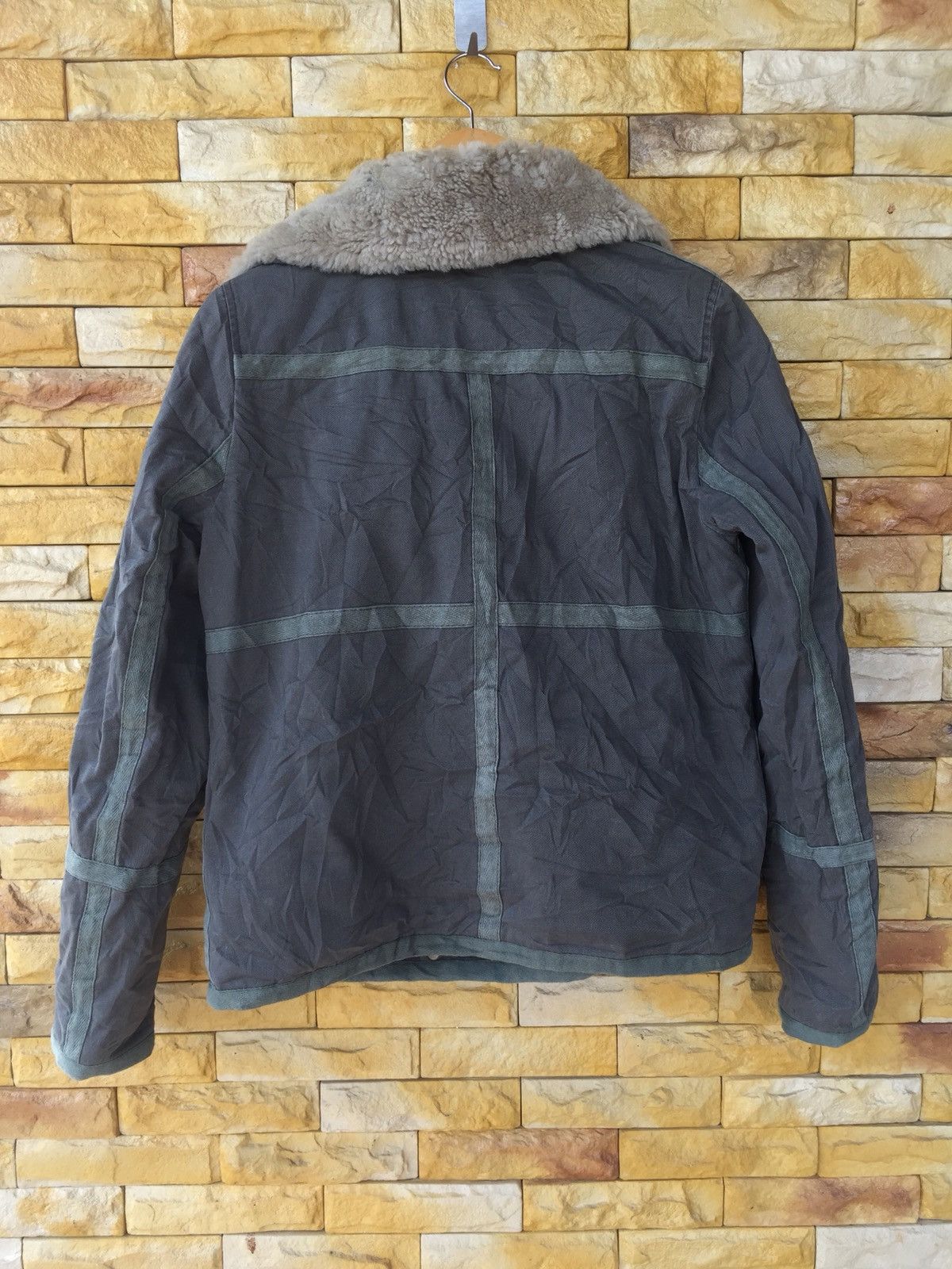Yves Salomon UN 11007 YVES SALOMON ARMY FUR COLLAR JACKET Size US L / EU 52-54 / 3 - 7 Thumbnail