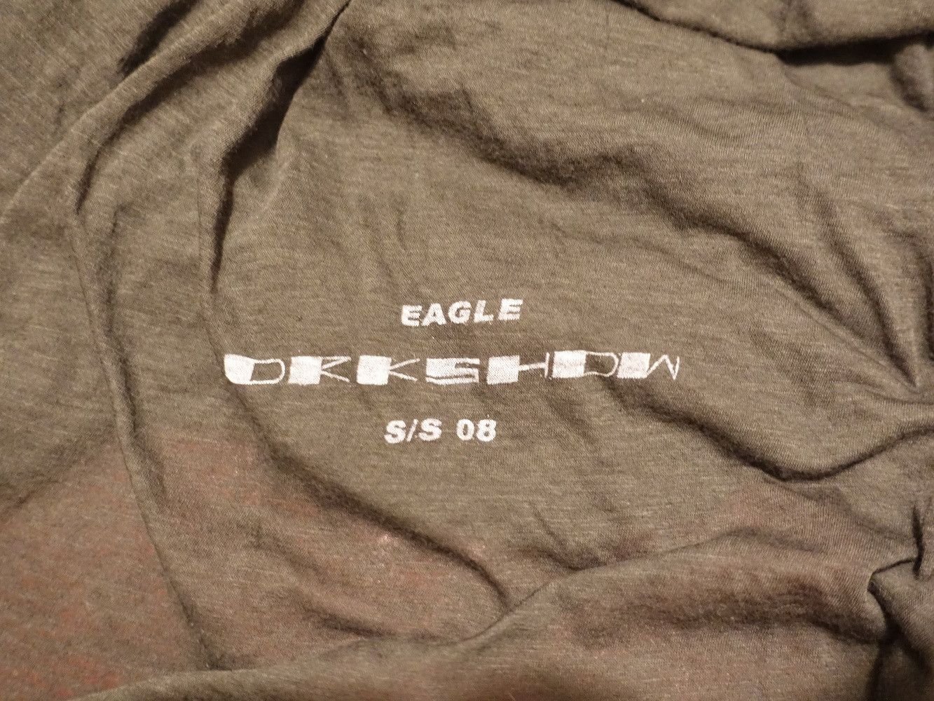 Rick Owens ARCHIVAL EAGLE TEE CREATCH SS08 Size US S / EU 44-46 / 1 - 3 Thumbnail