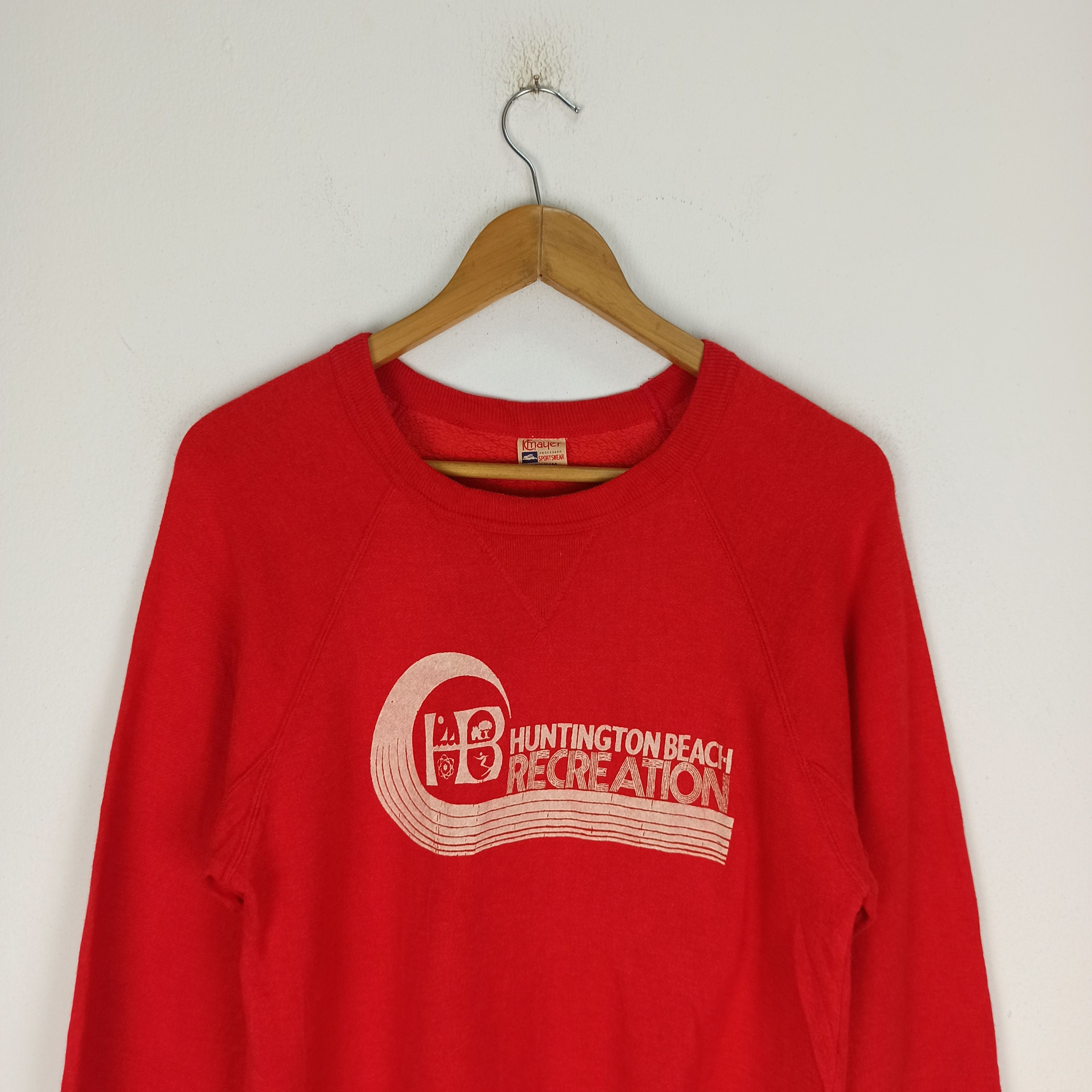Japanese Brand Vintage🔥 Huntingon Beach Recreation Kriff Mayer Sweatshirt Size US M / EU 48-50 / 2 - 2 Thumbnail