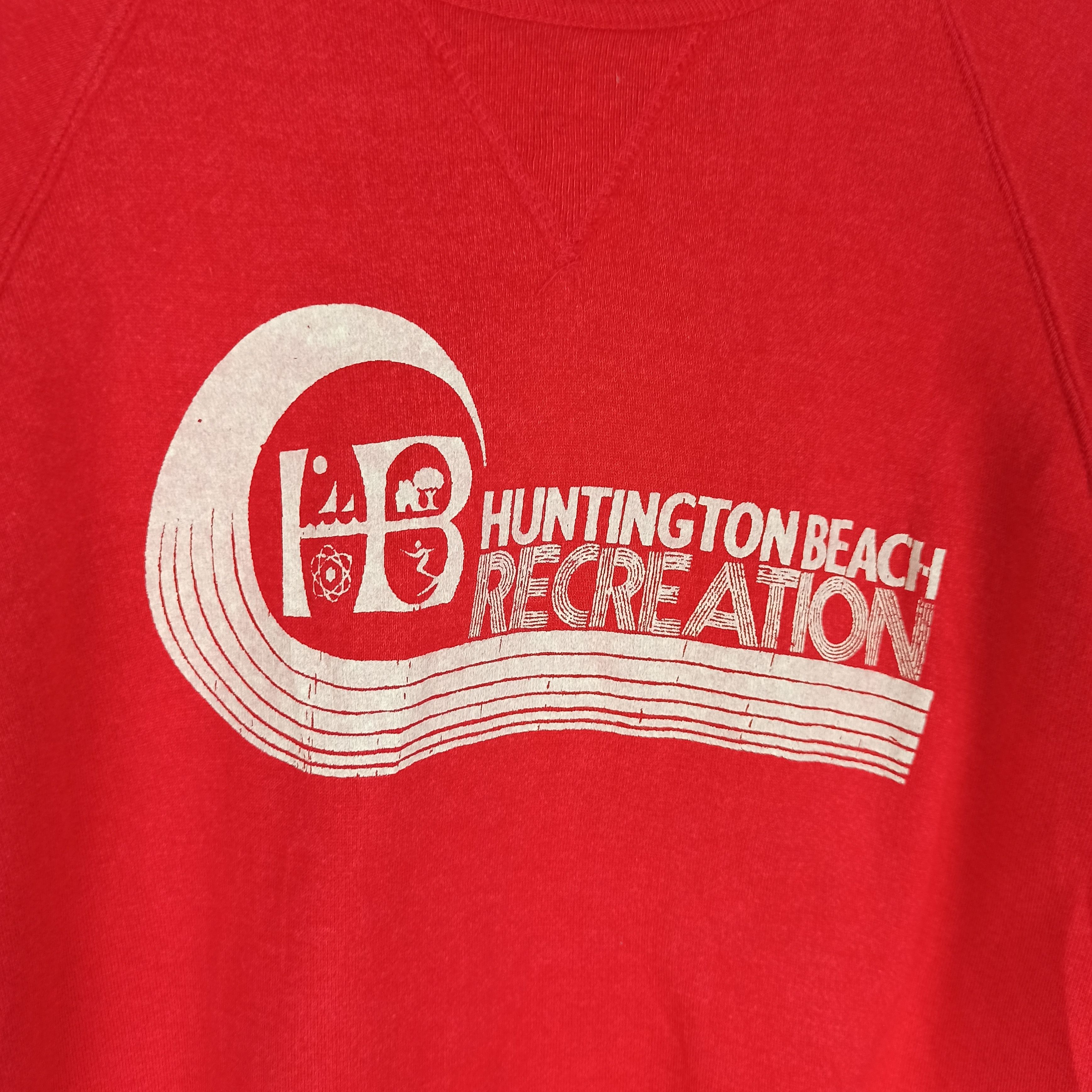 Japanese Brand Vintage🔥 Huntingon Beach Recreation Kriff Mayer Sweatshirt Size US M / EU 48-50 / 2 - 3 Thumbnail