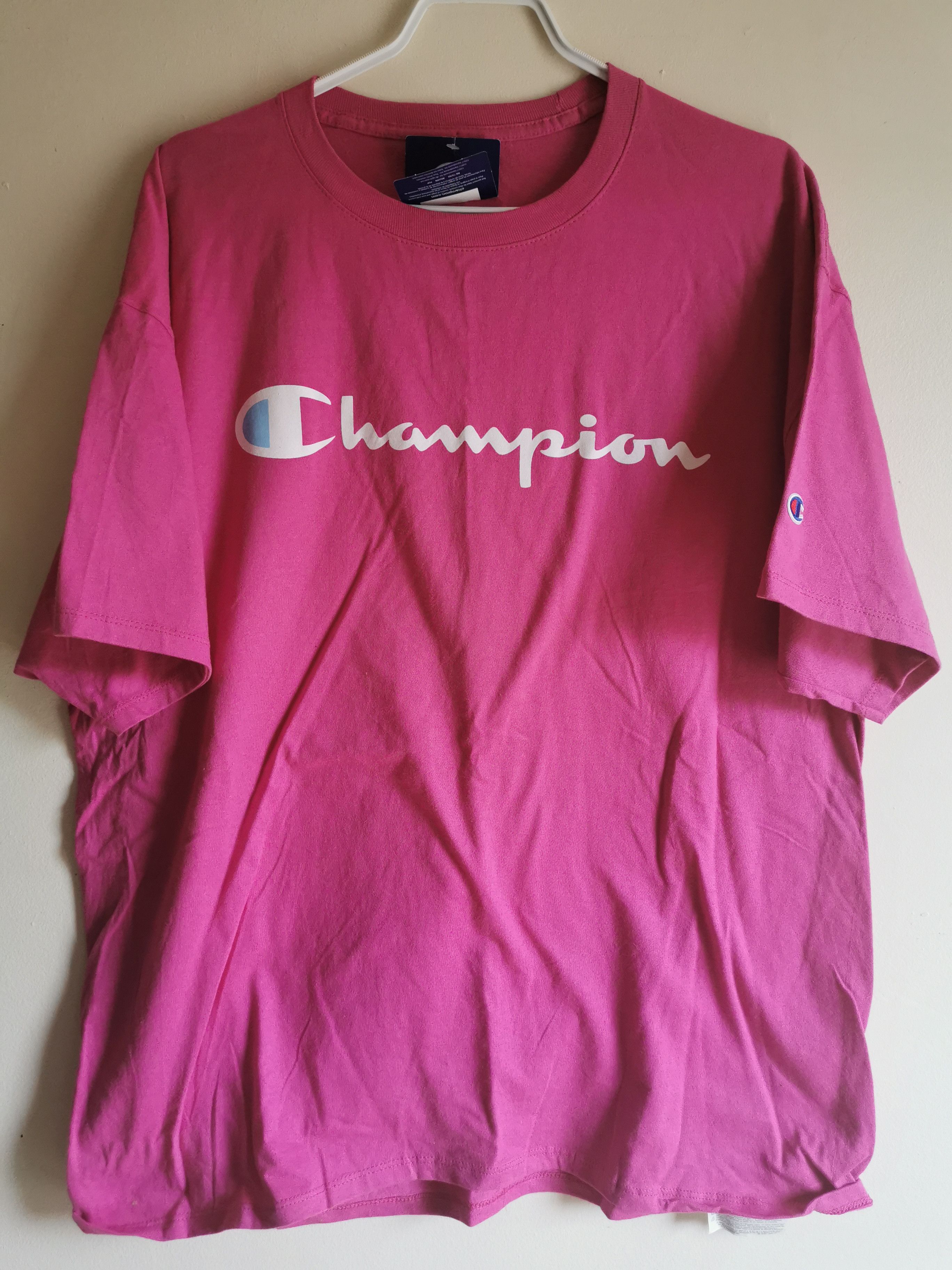 Champion Vintage champion spell out shirt/tee/t Size US XL / EU 56 / 4 - 1 Thumbnail
