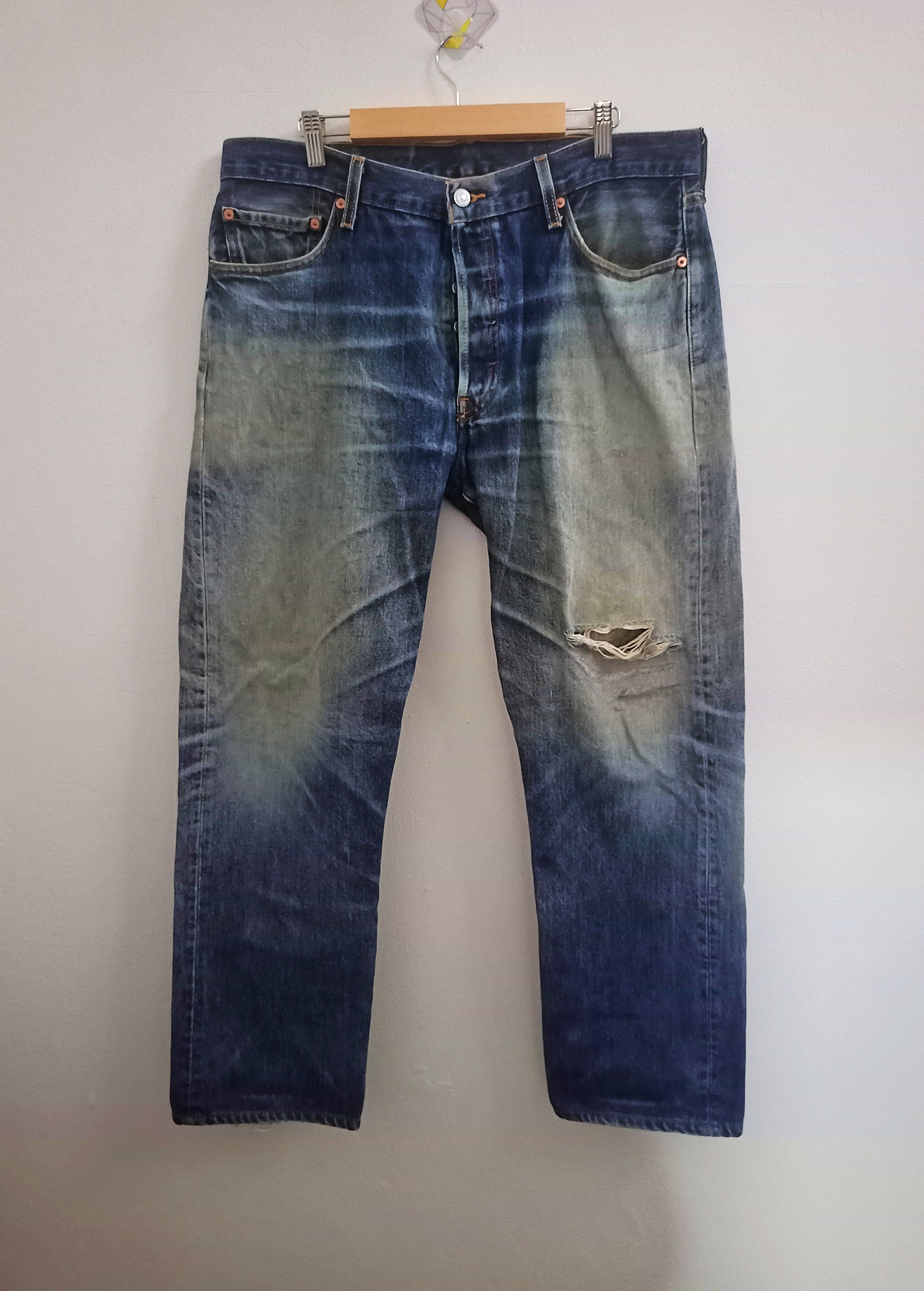 Levi's Vintage Levi's 501 Distressed Jeans Size US 36 / EU 52 - 4 Thumbnail