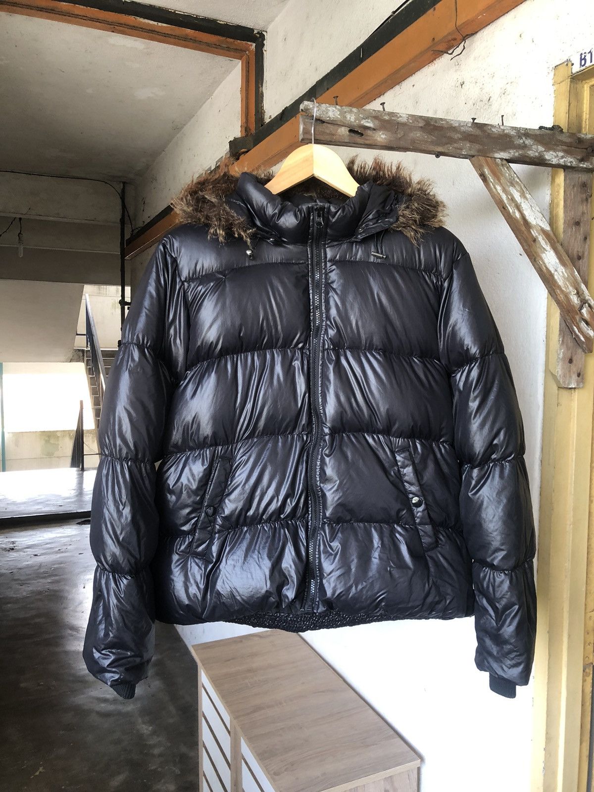 Gap Gap Puffer Down Jacket With Fur Hoodie If Six Was Nine Size XL / US 12-14 / IT 48-50 - 4 Thumbnail