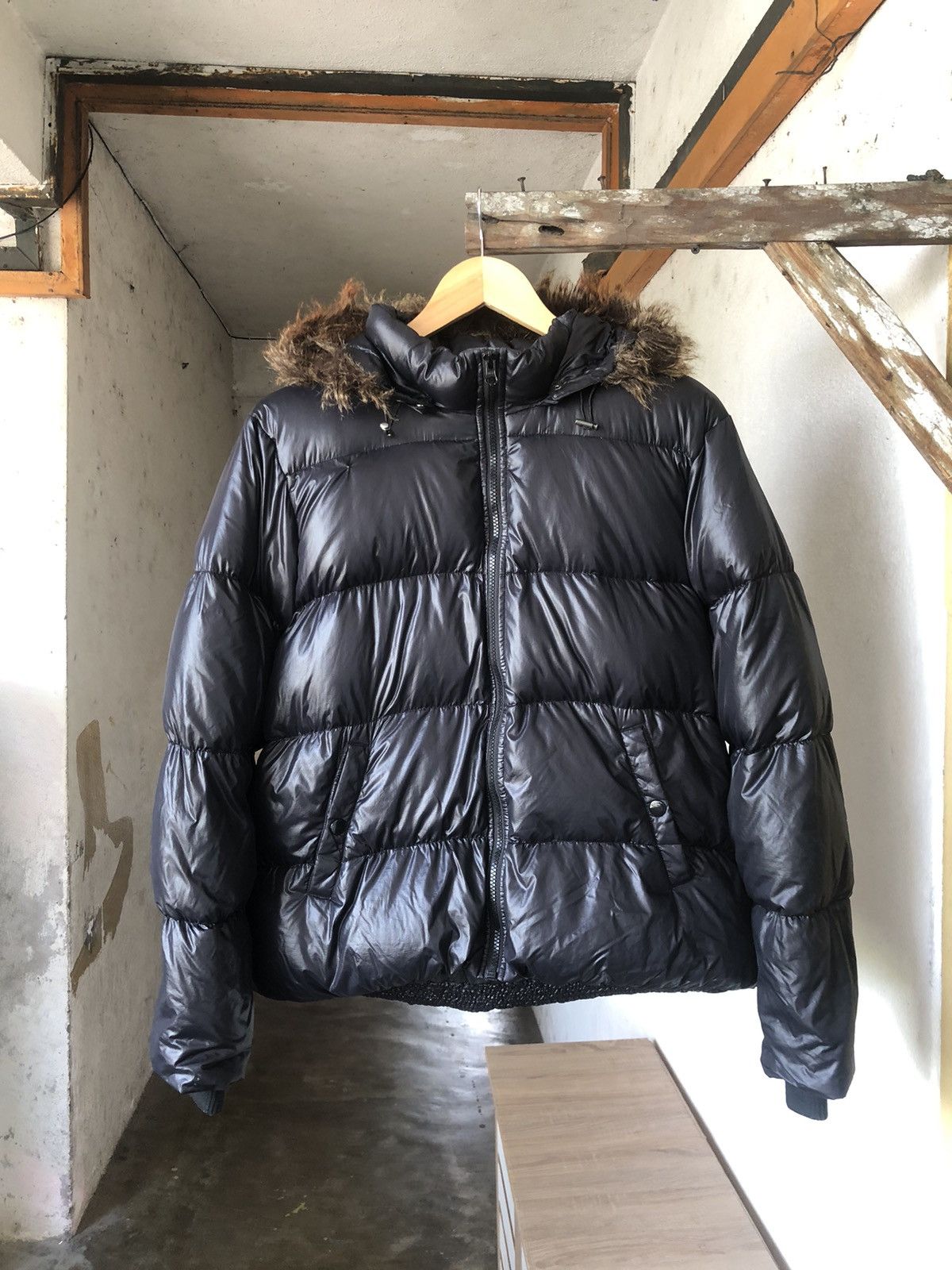 Gap Gap Puffer Down Jacket With Fur Hoodie If Six Was Nine Size XL / US 12-14 / IT 48-50 - 3 Thumbnail