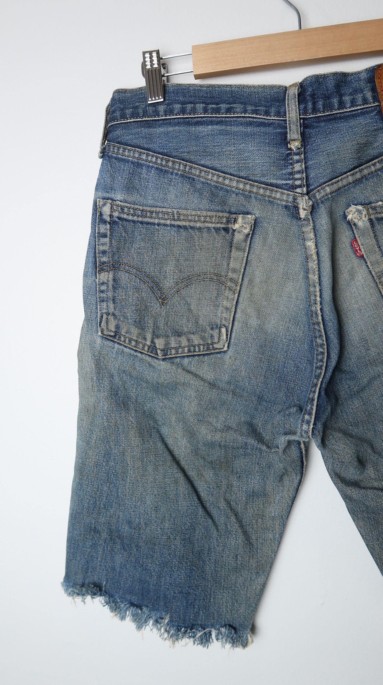 Levi's Vintage Clothing Vintage 90s Levi's 503B Big E Selvage Shorts Jeans Size US 30 / EU 46 - 14 Thumbnail