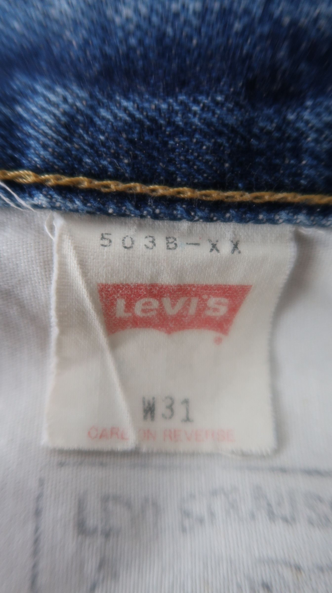 Levi's Vintage Clothing Vintage 90s Levi's 503B Big E Selvage Shorts Jeans Size US 30 / EU 46 - 22 Thumbnail
