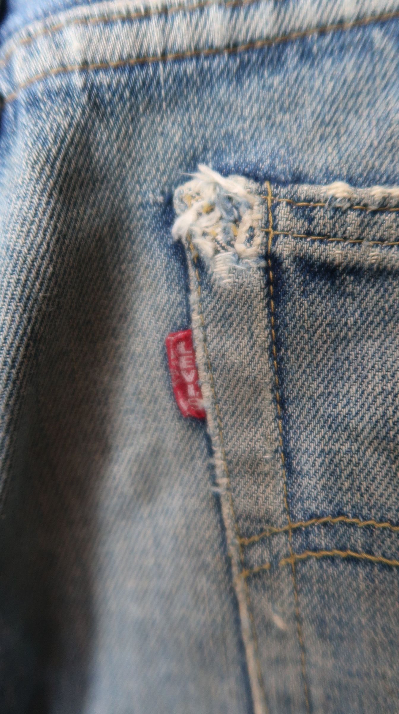 Levi's Vintage Clothing Vintage 90s Levi's 503B Big E Selvage Shorts Jeans Size US 30 / EU 46 - 15 Thumbnail