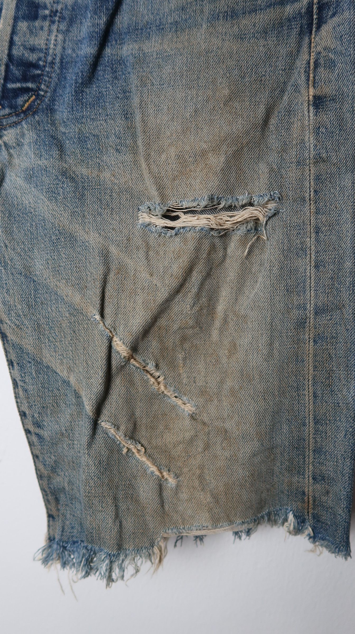 Levi's Vintage Clothing Vintage 90s Levi's 503B Big E Selvage Shorts Jeans Size US 30 / EU 46 - 6 Thumbnail