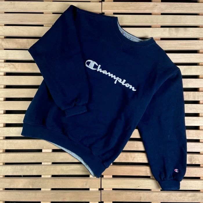 Champion × Vintage Mens Sweatshirt Champion Vintage Big logo Size L Size US L / EU 52-54 / 3 - 1 Thumbnail