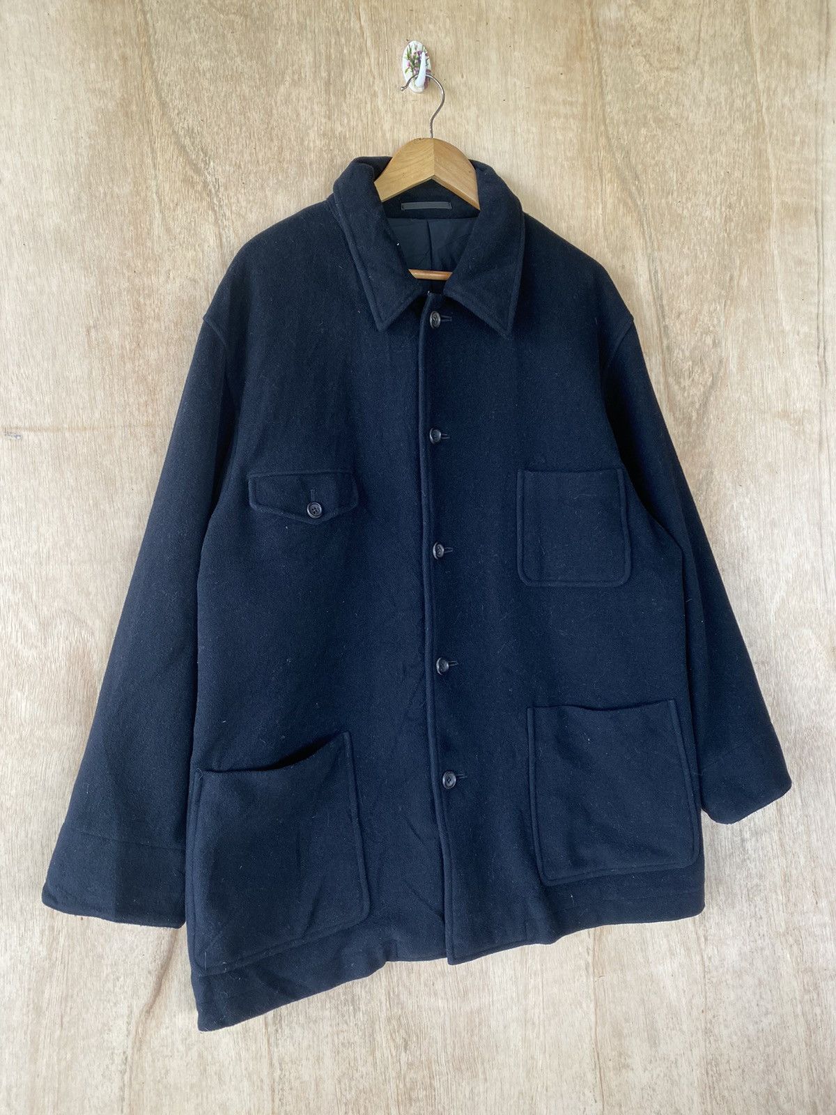 Comme des Garcons × Comme des Garcons Homme × Rei Kawakubo 🔥EPIC🔥COMME DES GARÇONS HOMME WOOL JACKET AD98 Size US M / EU 48-50 / 2 - 6 Thumbnail